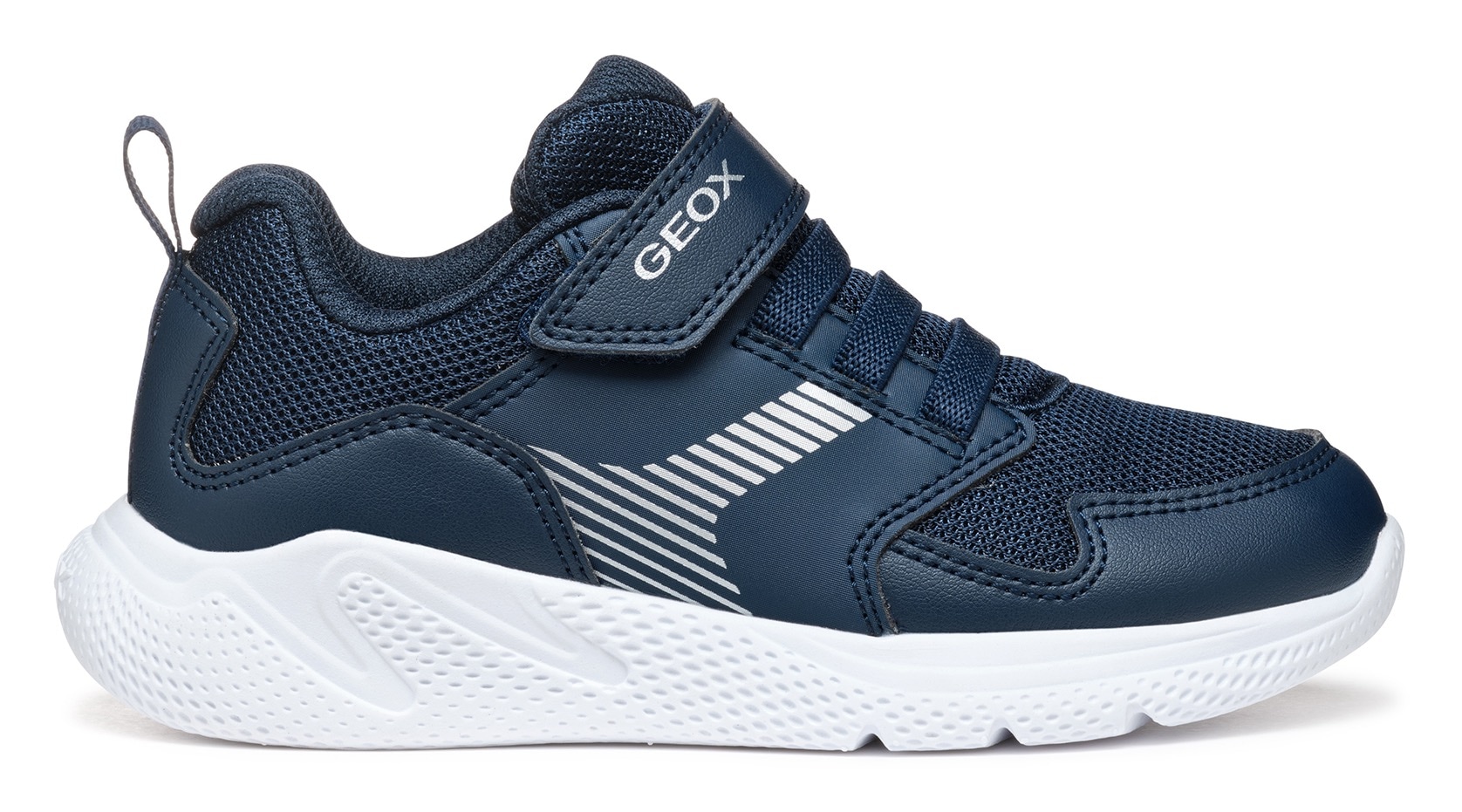 Geox Sneaker »J SPRINTYE BOY«, Freizeitschuh, Klettschuh im Casual Look