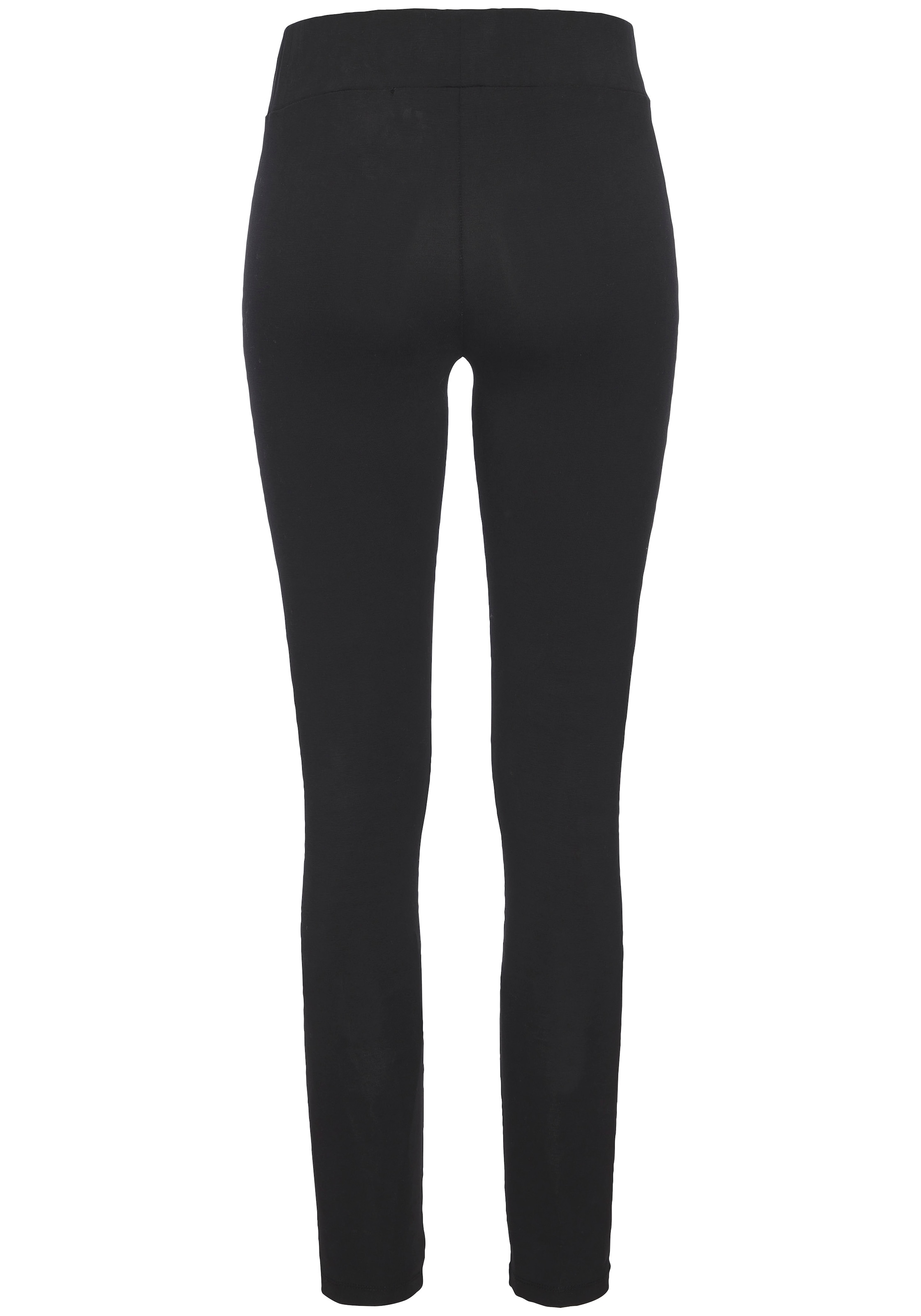Bench. Loungewear Leggings, mit Logo Silikon Badge