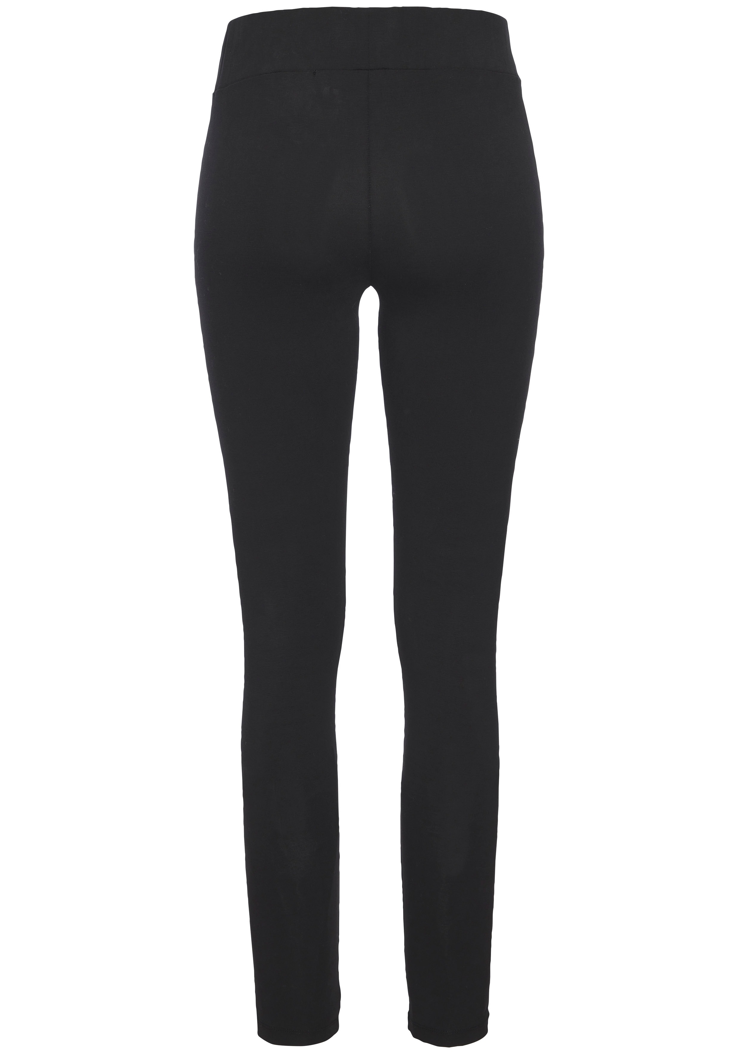 Thumbnail - Bench. Loungewear Leggings, mit Logo Silikon Badge