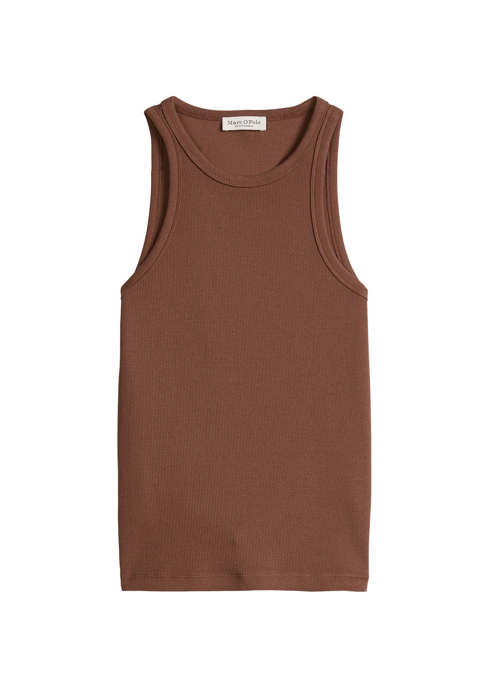 Marc O'Polo T-Shirt »aus elastischem Rippjersey«