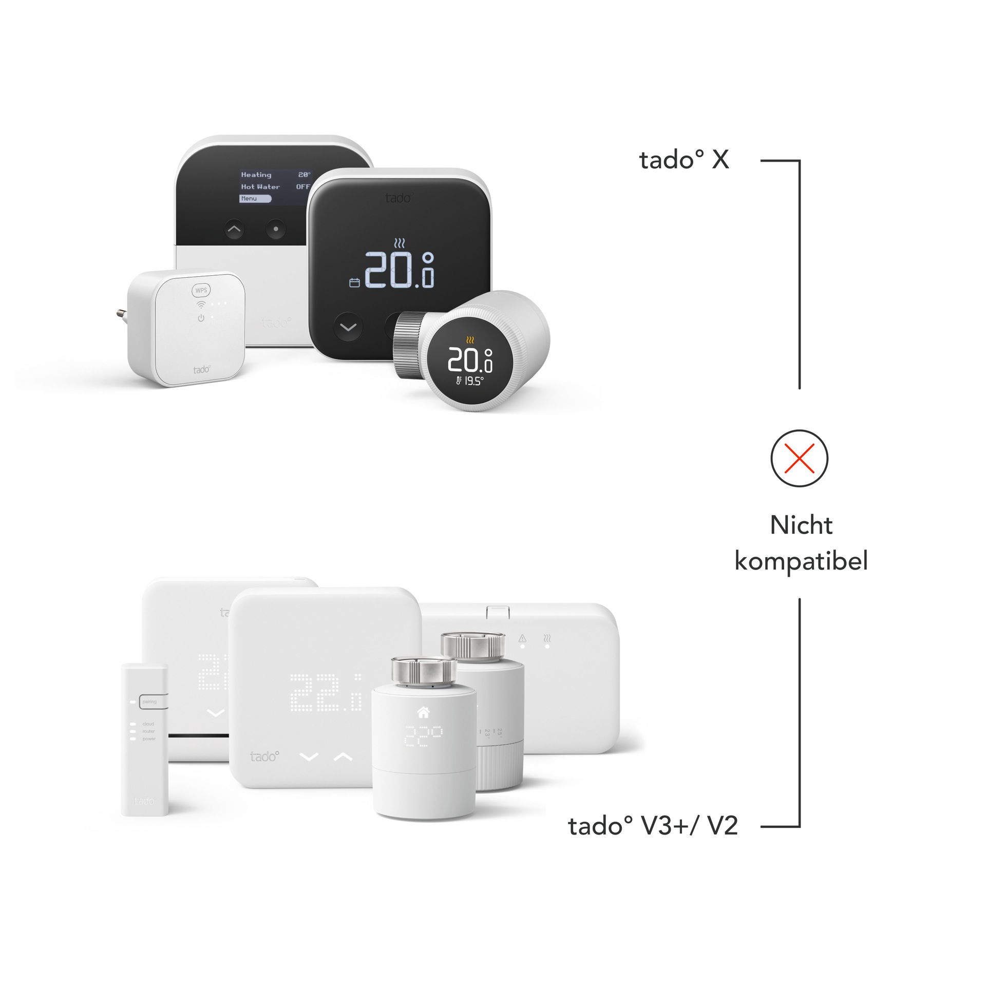 Tado Smart-Home-Zubehör »Wireless Smart Thermostat X - Starter Kit«