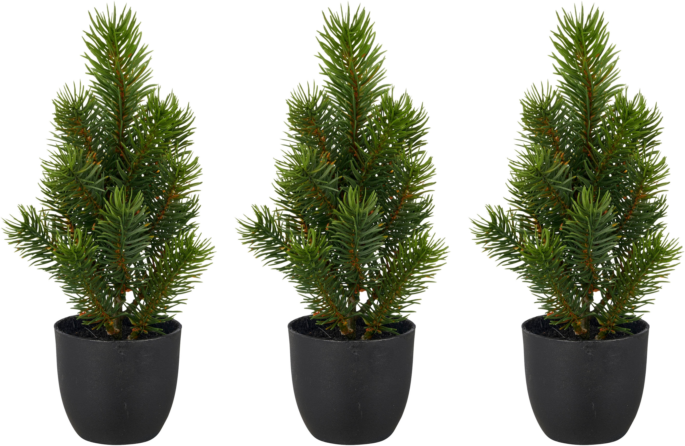 Creativ green Winterliche Kunstpflanze "Tannenbäumchen" günstig online kaufen