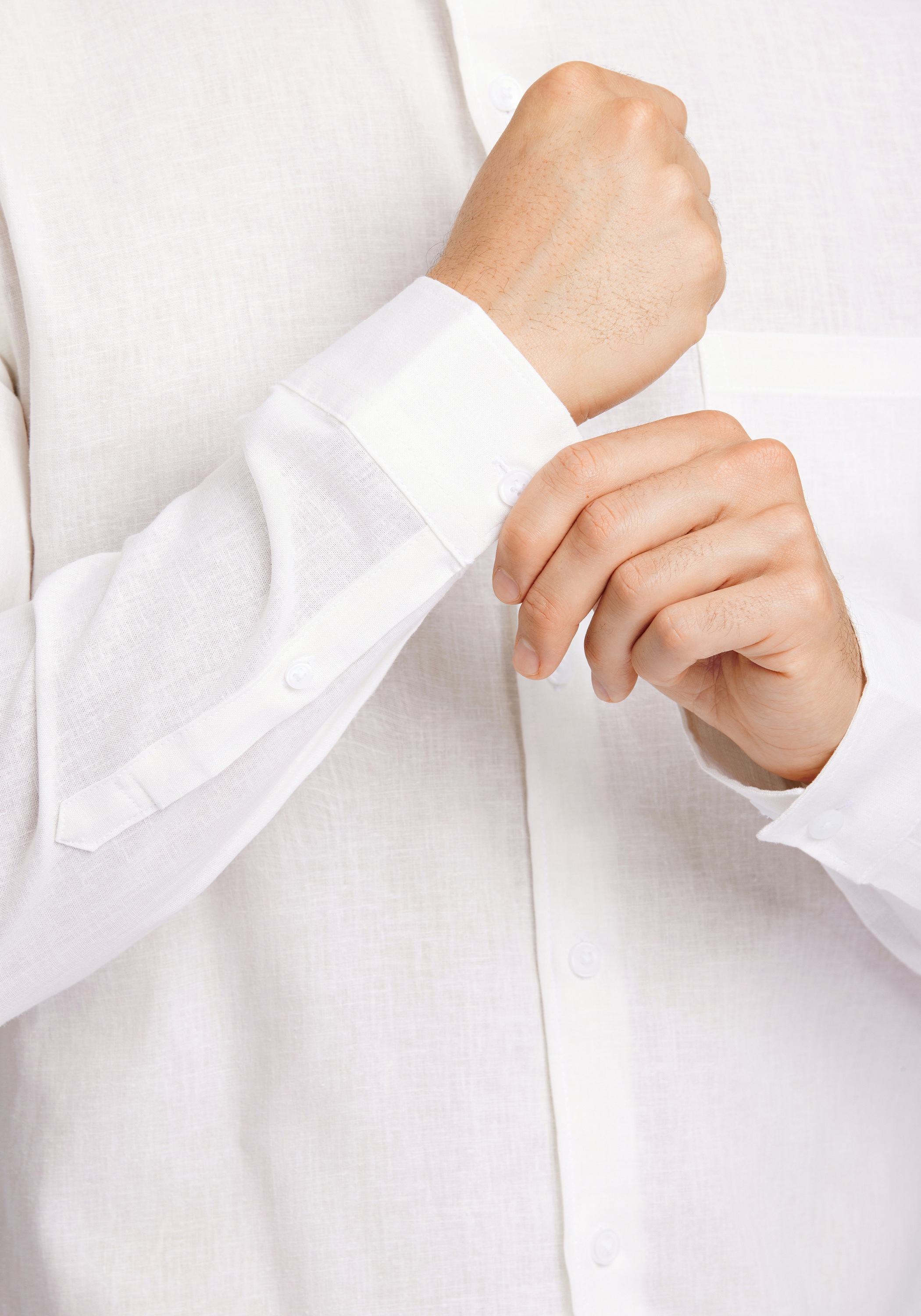 LINDBERGH Leinenhemd »Leinenhemd (Langarm) Slim Fit«