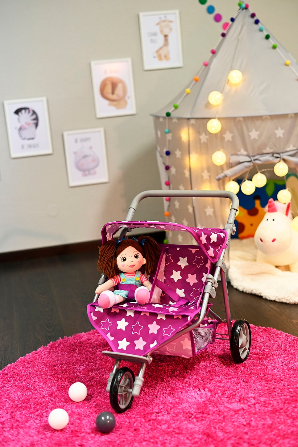 Knorrtoys® Puppen-Zwillingsbuggy »Duo«