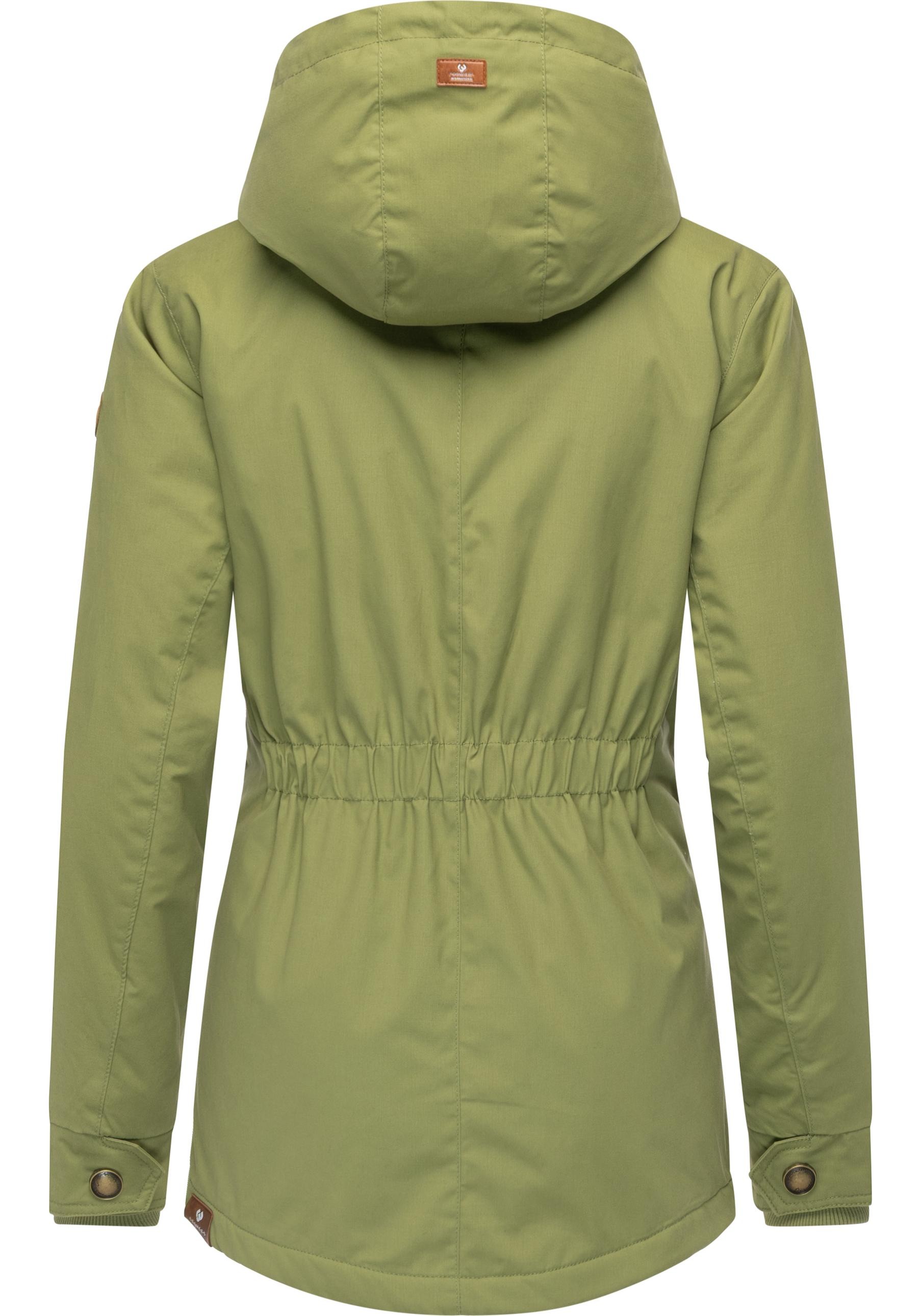 Ragwear Winterjacke »Monade«, mit Kapuze, Damen Winterparka mit Kapuze und m. Fleece gefüttert