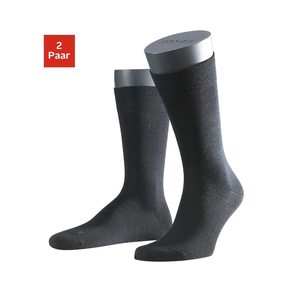 FALKE Socken »Sensitive Berlin«, (Packung, 2 Paar)