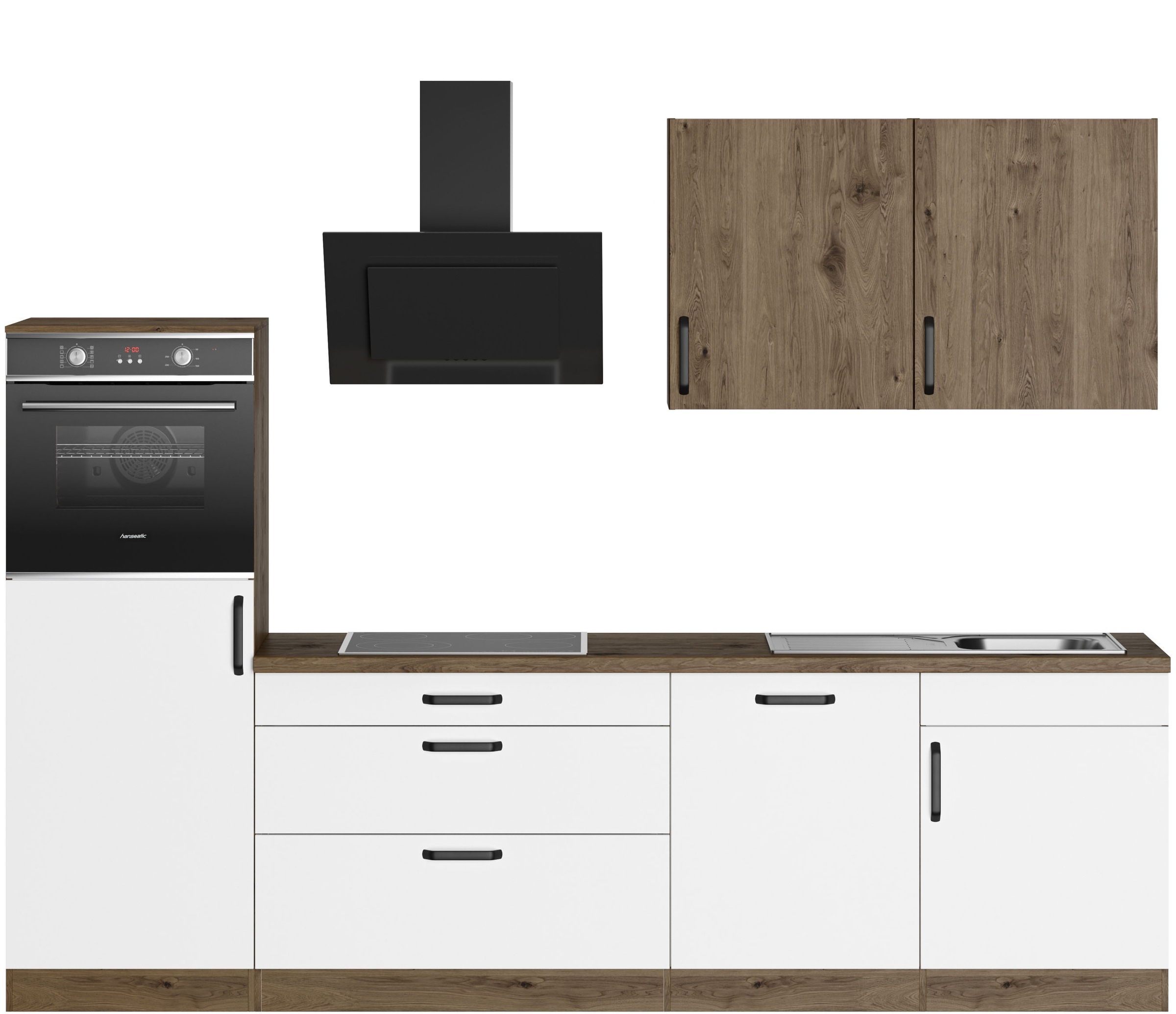 wiho Küchen Küchenzeile "Elba, TOPSELLER" wahlweise mit Hanseatic E-Geräten günstig online kaufen