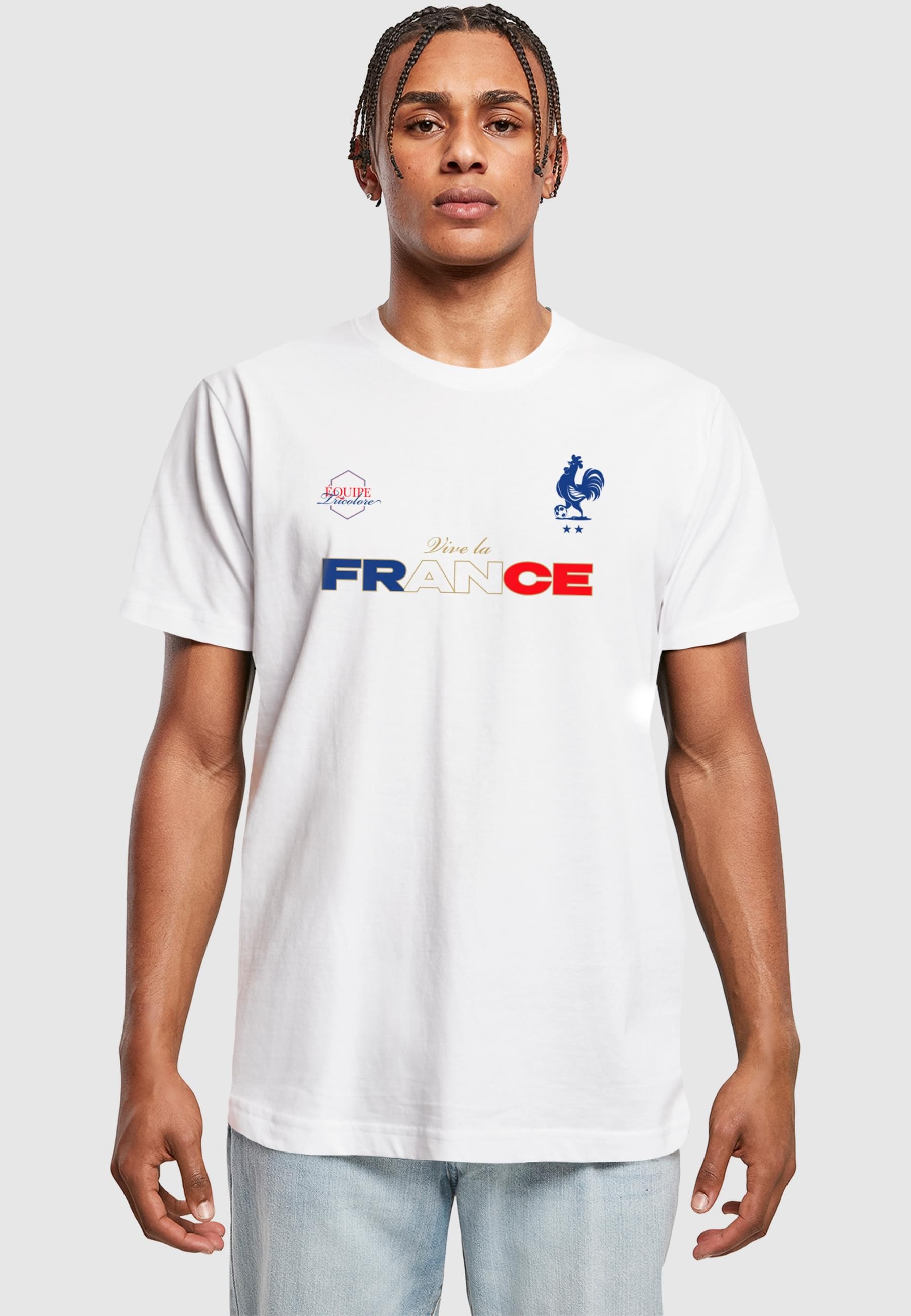 MisterTee T-Shirt »MisterTee France Trikot Tee«, (1 tlg.)