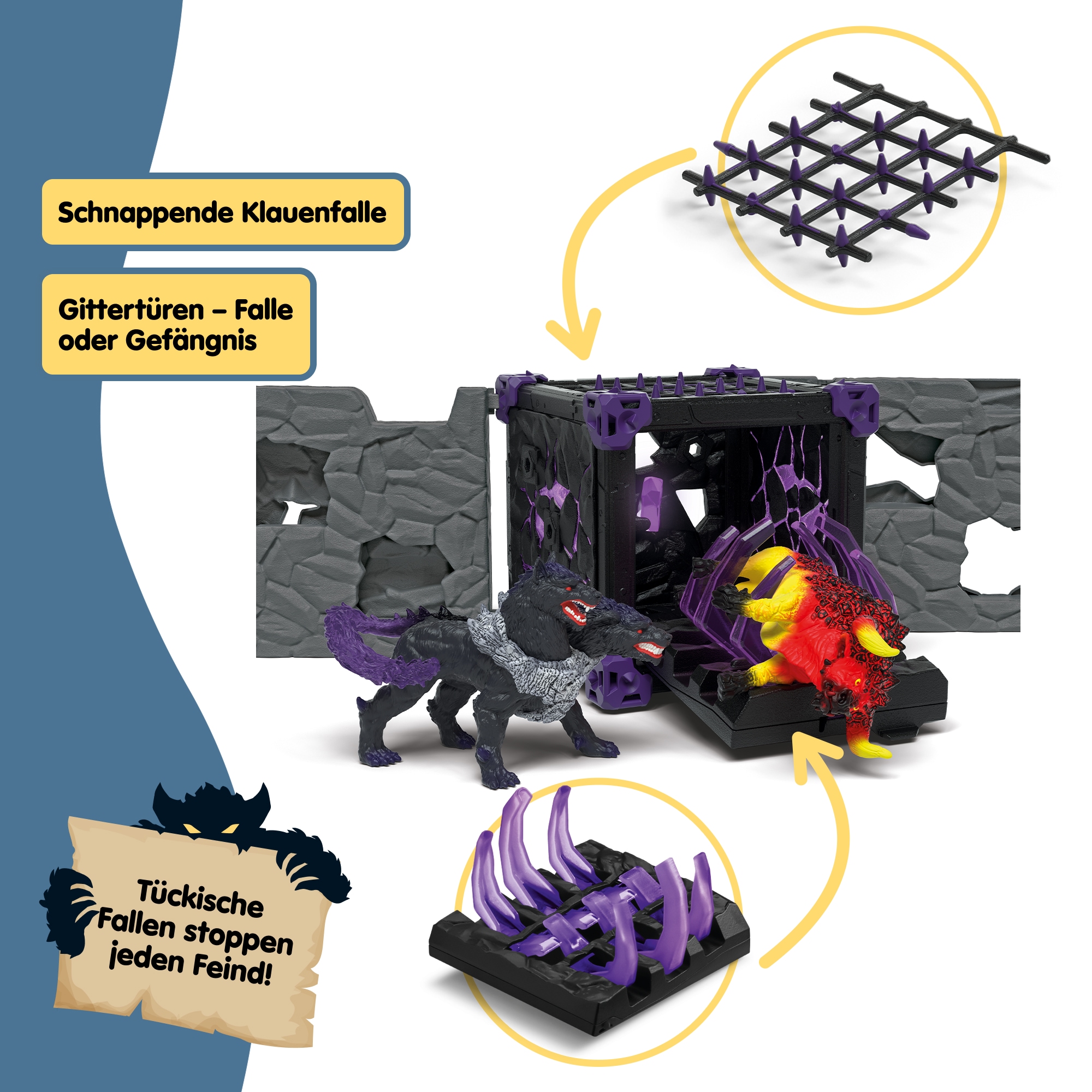 Schleich® Spielwelt »ELDRADOR® CREATURES, BattleCave Arena: Lava vs. Schatten (42673)«