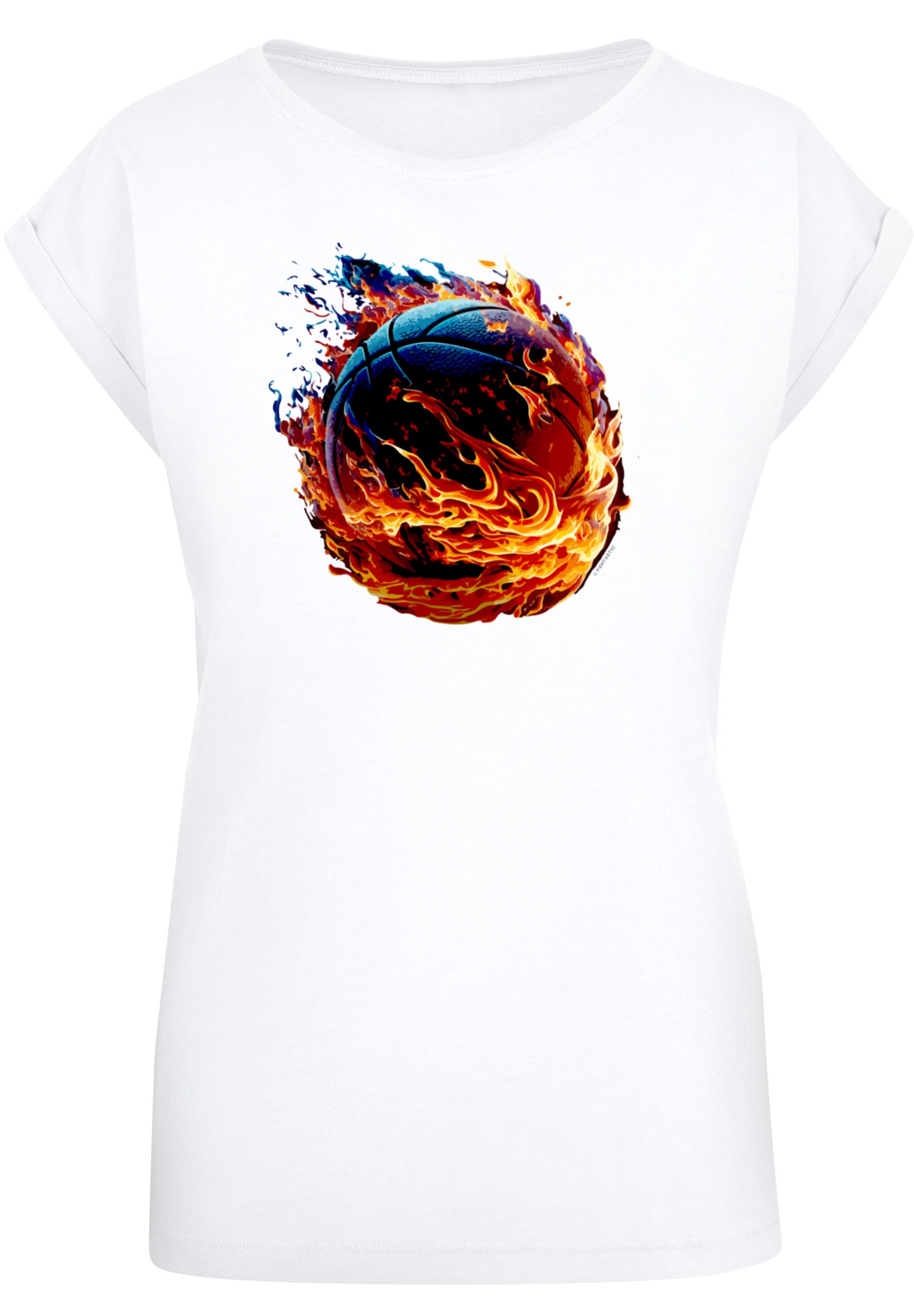 F4NT4STIC T-Shirt "Basketball On Fire Sport SHORT SLEEVE", Print günstig online kaufen