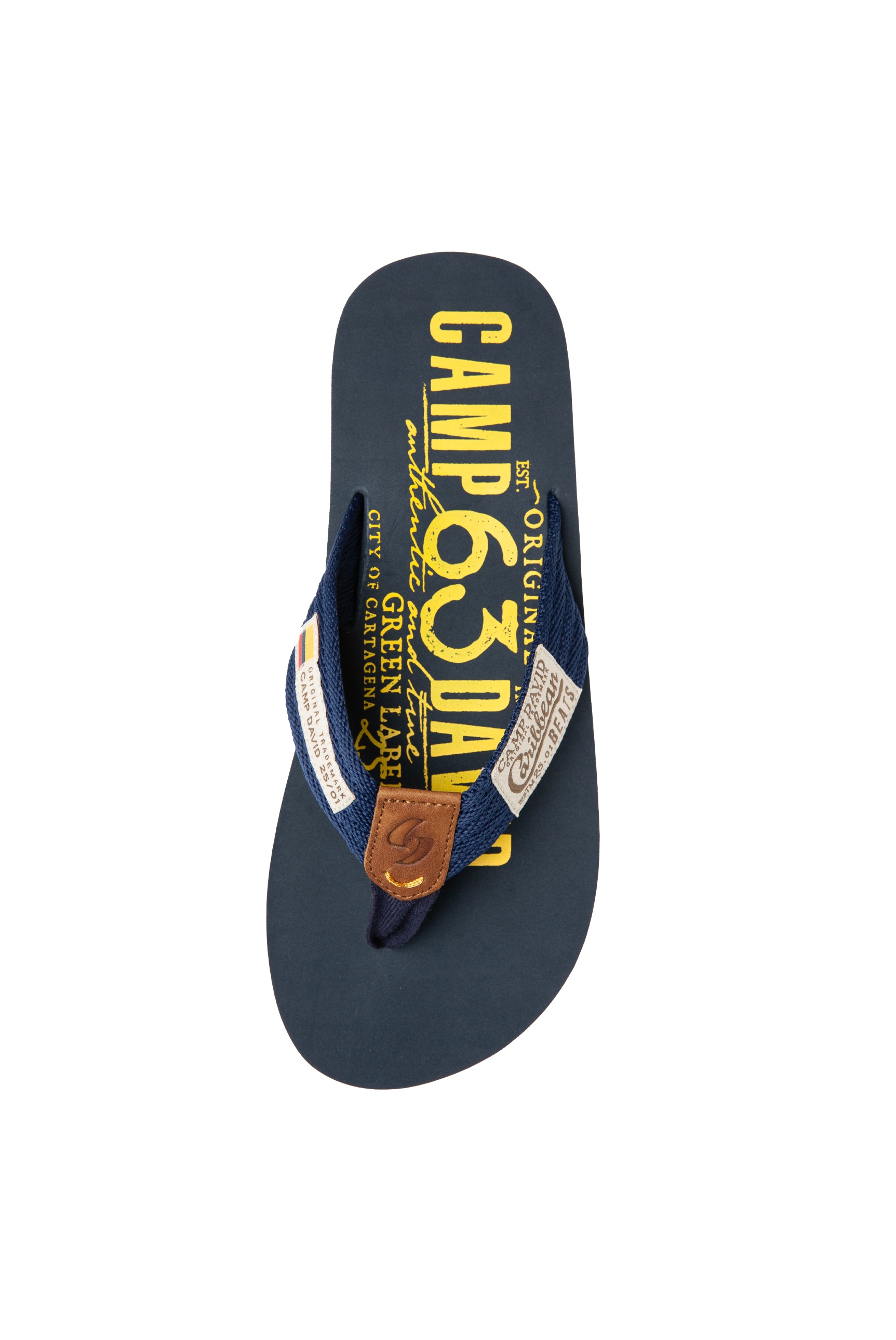 CAMP DAVID Pantolette, mit Textilsteg