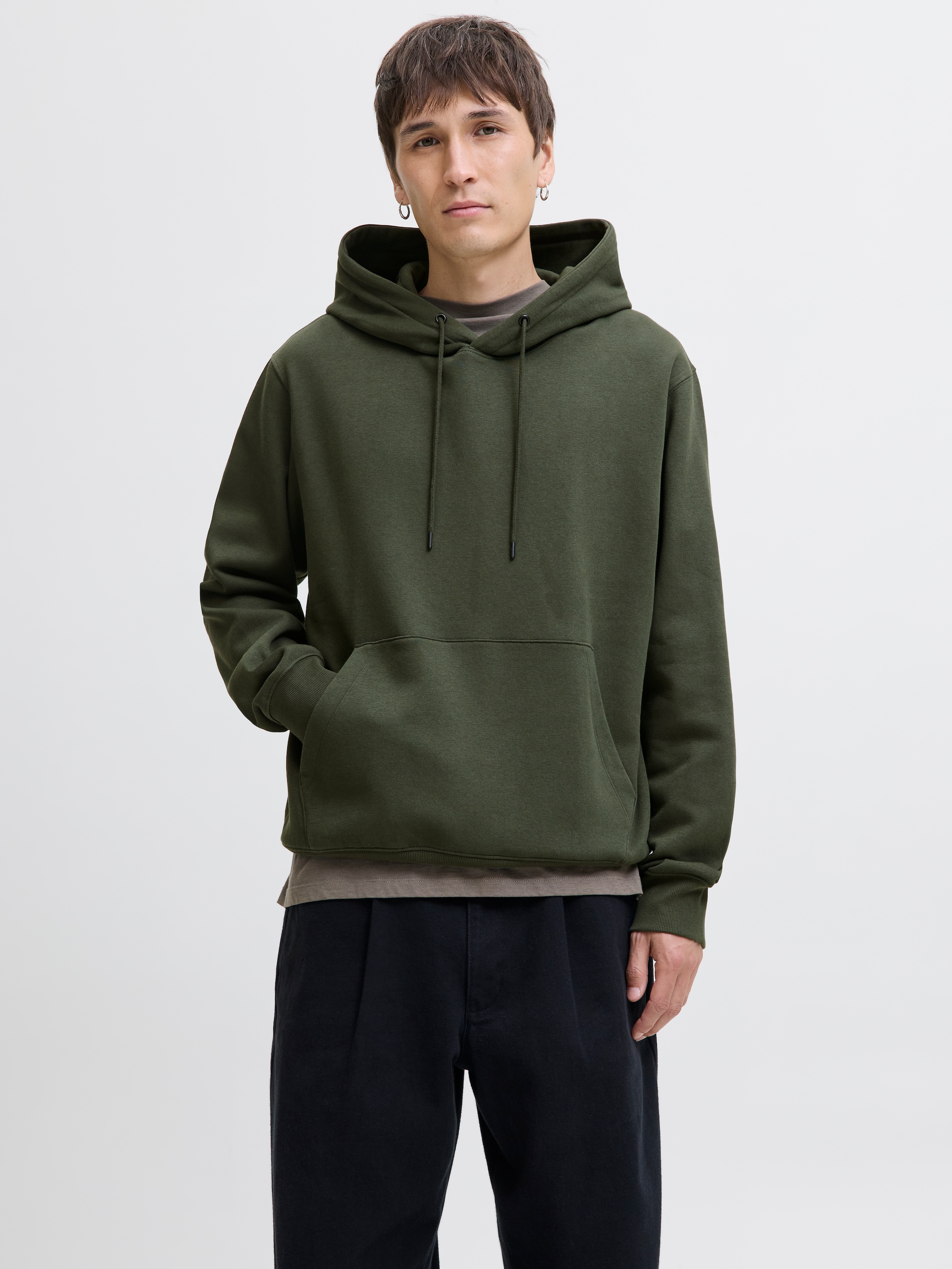 Jack & Jones Kapuzensweatshirt "JJESTAR BASIC SWEAT HOOD NOOS", mit Rippbün günstig online kaufen