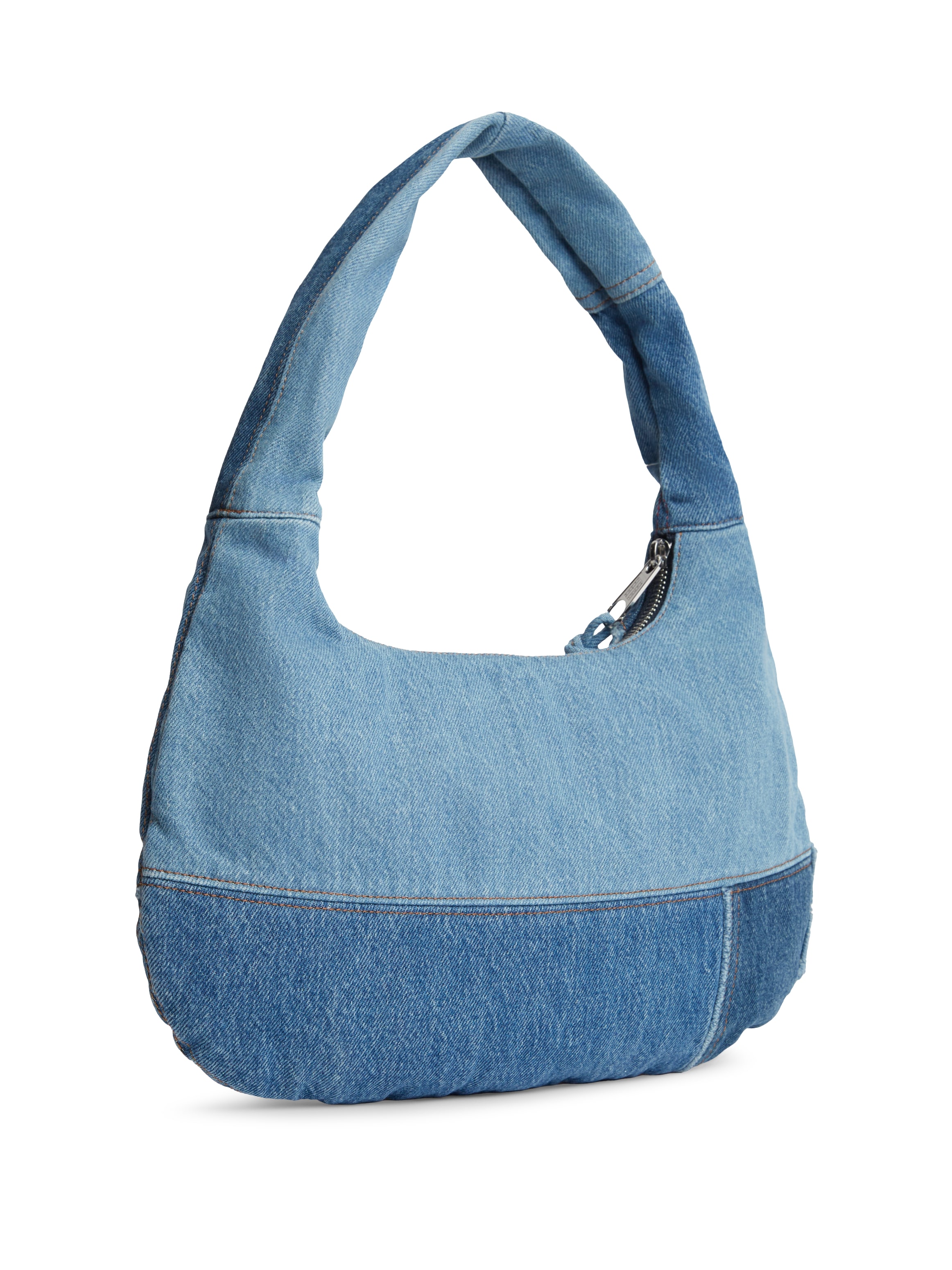 Tommy Jeans Schultertasche »TJW DENIM PATCHWORK SHOULDER BAG« Damen Schultertasche, Umhängetasche, Cross-Body Bag im Jeans-Look