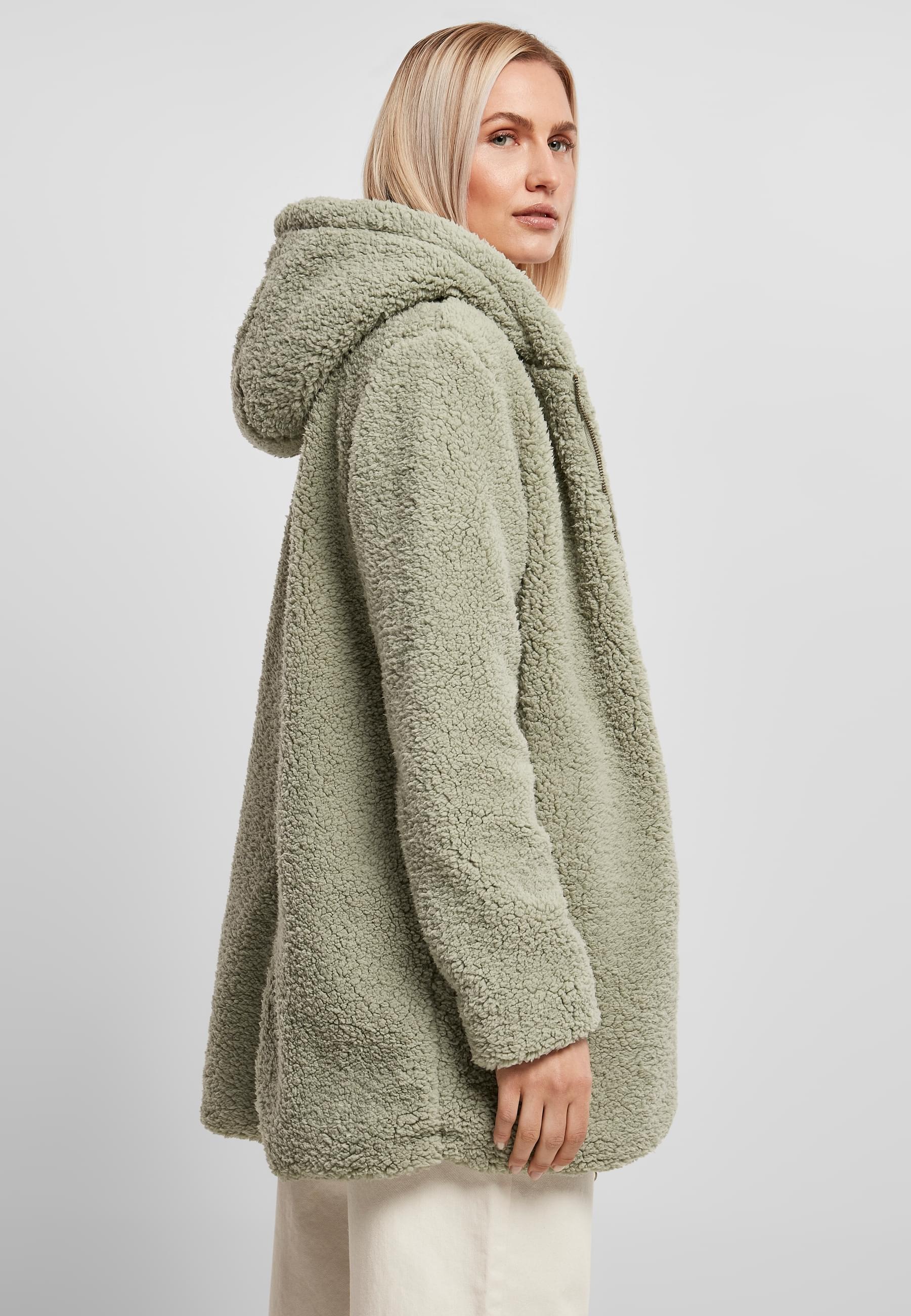 URBAN CLASSICS Allwetterjacke »Urban Classics Damen Ladies Sherpa Jacket«, (1 St.), mit Kapuze