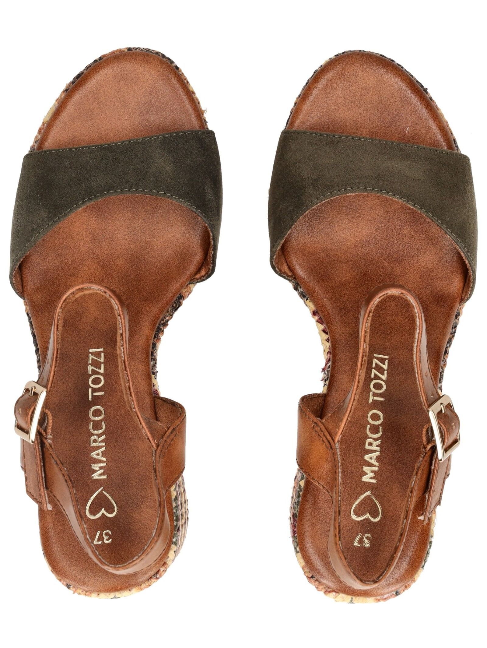 MARCO TOZZI High-Heel-Sandalette »Marco Tozzi Sandalen Lederimitat/Textil«