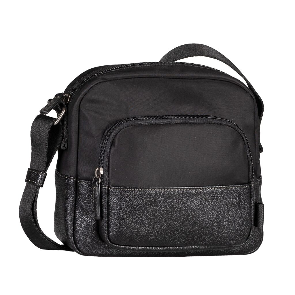 TOM TAILOR Umhängetasche "Viene" fein genarbtes Lederimitat trifft auf leic günstig online kaufen