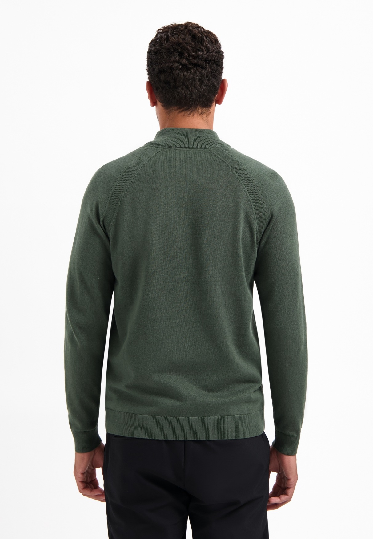 NO EXCESS Stehkragenpullover "No Excess Half-Zip-Pullover Pullover Half Zip günstig online kaufen