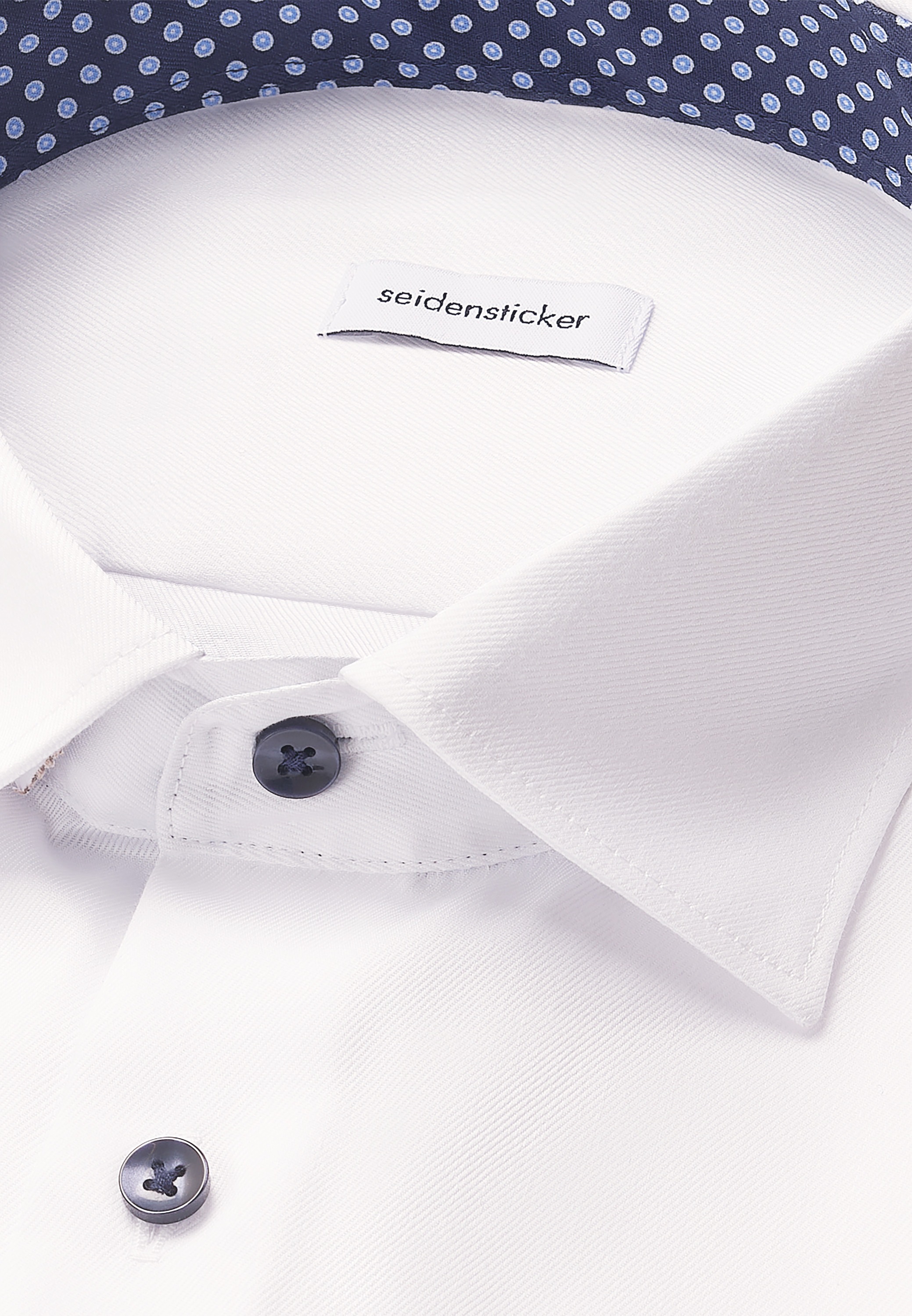 seidensticker Businesshemd »Schwarze Rose«, Slim 1/1 Extra lang Kentkragen Uni