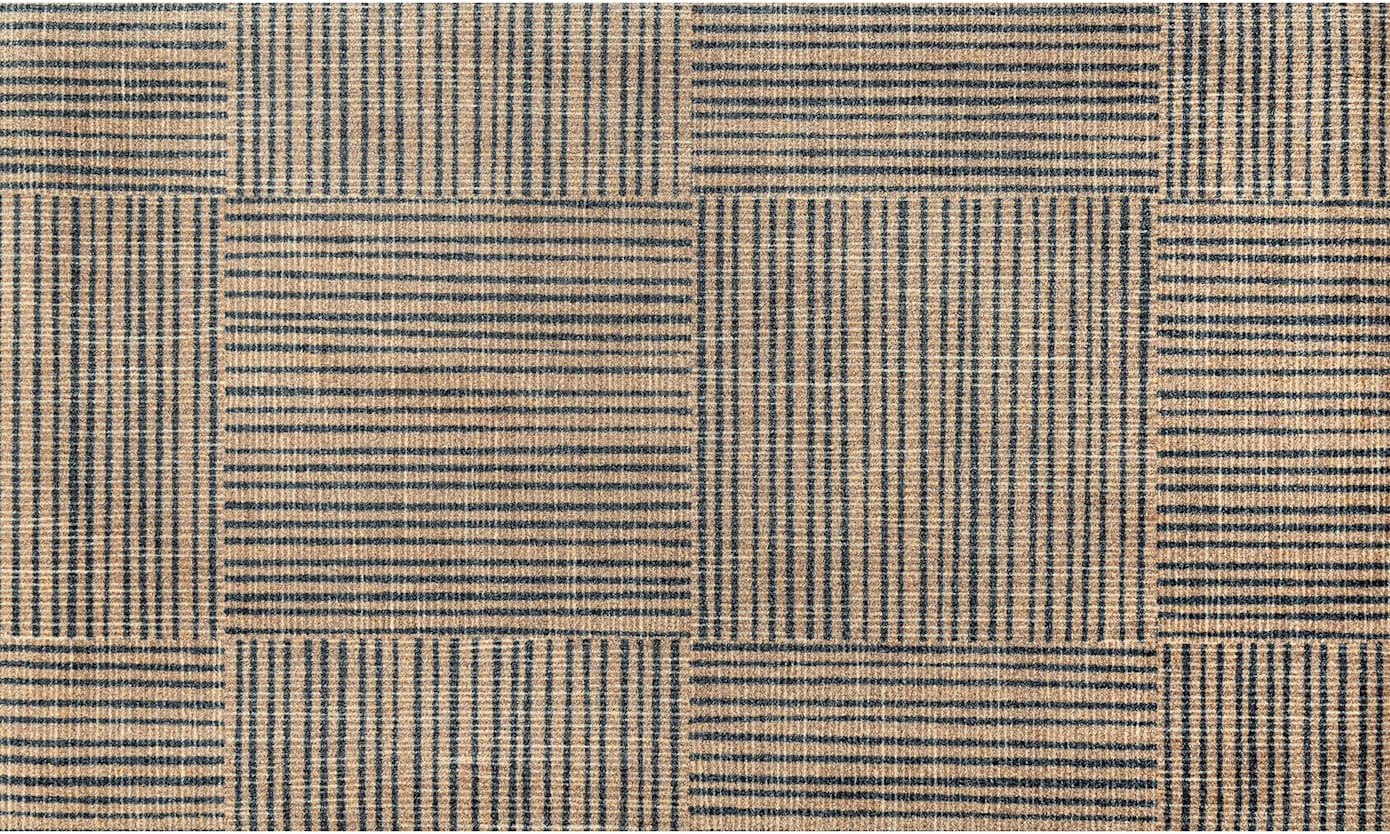 Teppich "Canvas" Gr. 31, braun, B:140cm H:9mm L:200cm, Kunstfaser, WASH+DRY BY KLEEN-TEX, Teppiche, Teppich, rutschhemmend, waschbar, Wohnzimmer 2