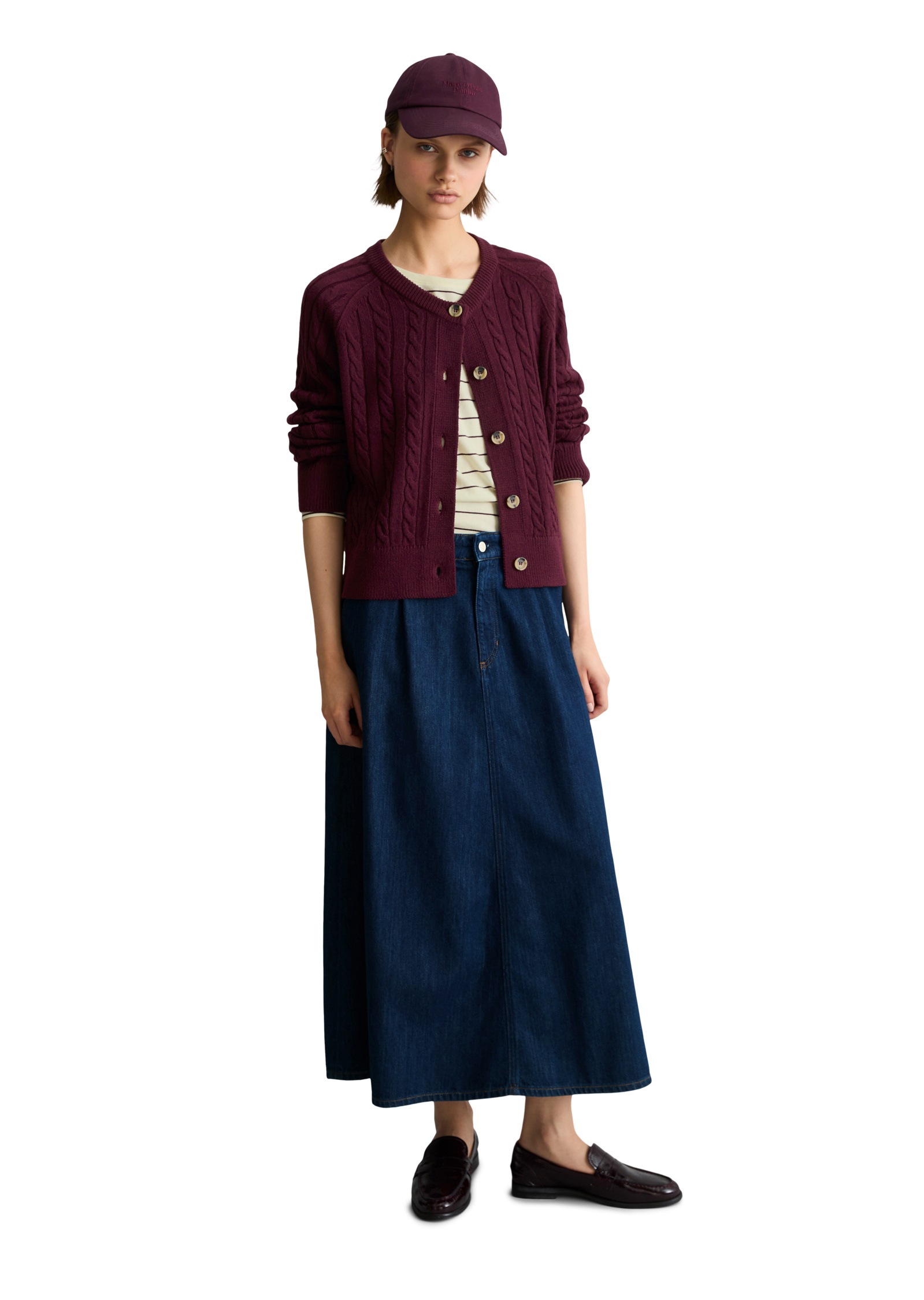 Marc O'Polo DENIM Cardigan »aus softem Schurwolle-Mix«