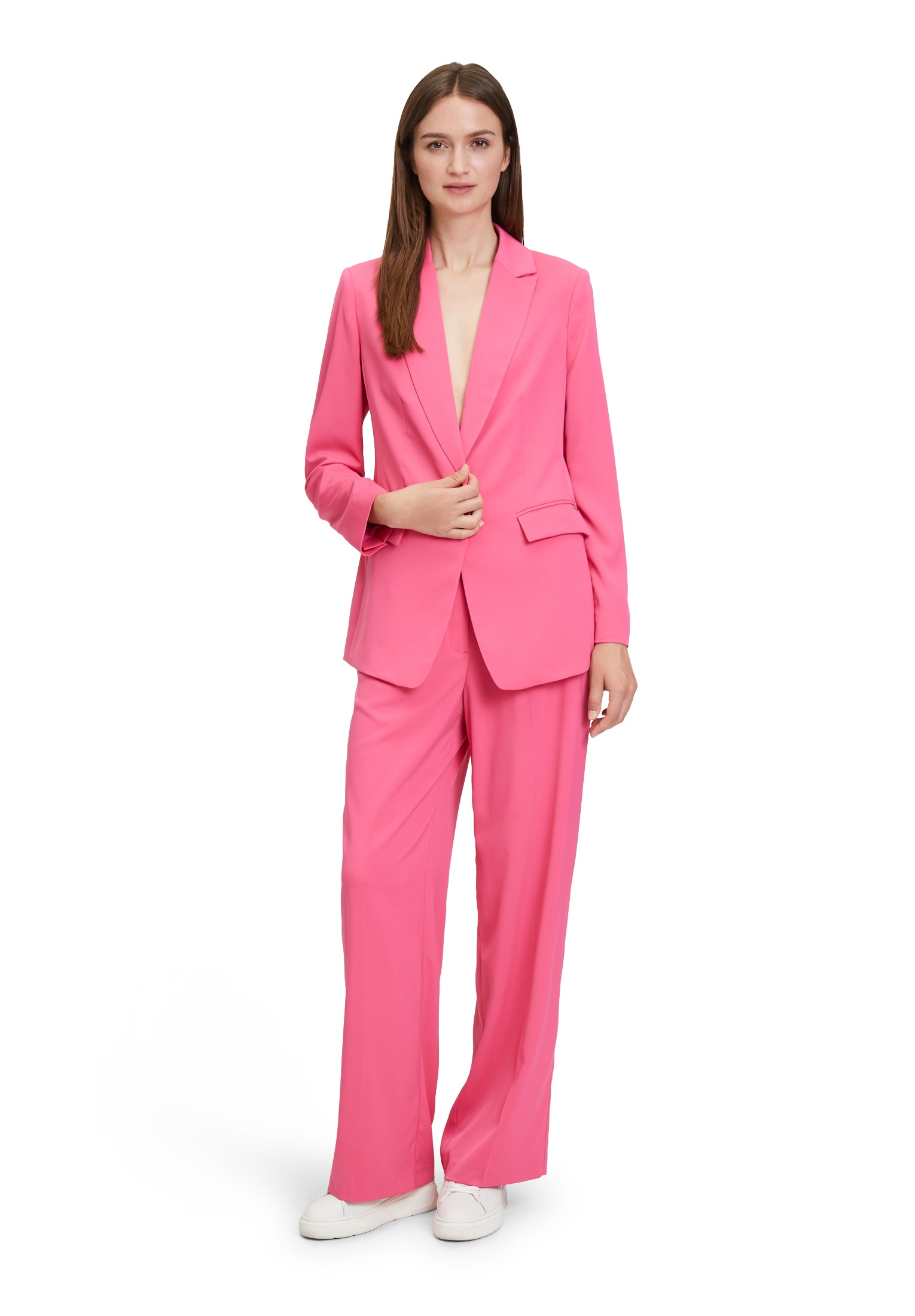 Betty&Co Stoffhose »Betty & Co Stoffhose mit Bundfalten«, Material
