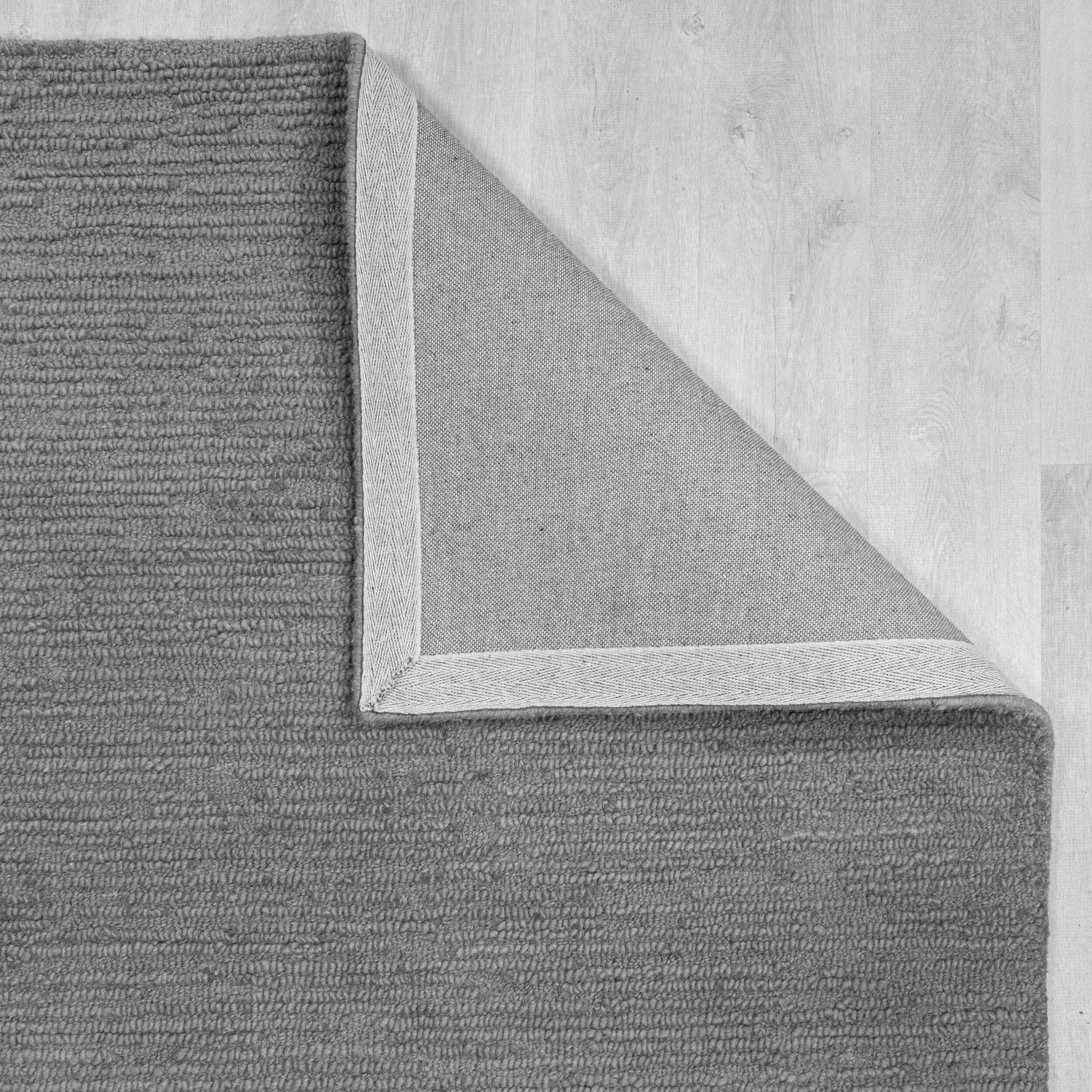 Thumbnail - FLAIR RUGS Wollteppich "Harris Boucle" rechteckig 12 mm Höhe handgefertigt