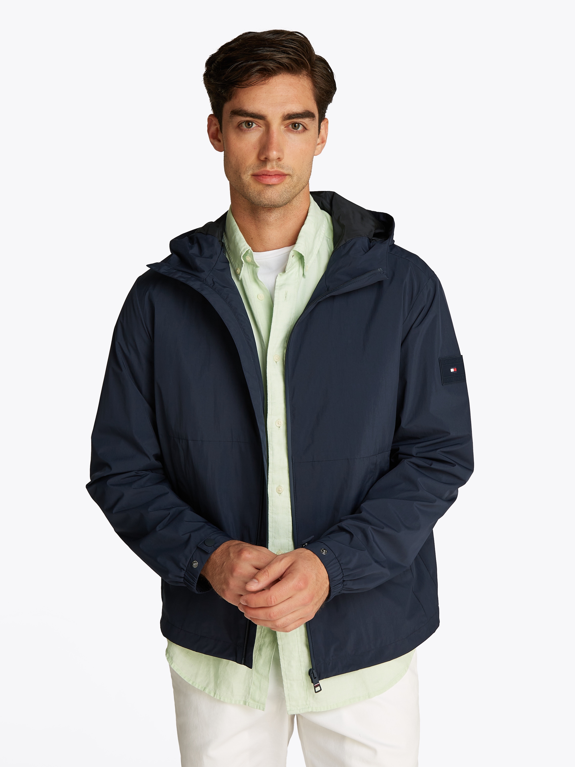 Tommy Hilfiger Kurzjacke "BRANDED HOODED JACKET", mit Kapuze günstig online kaufen