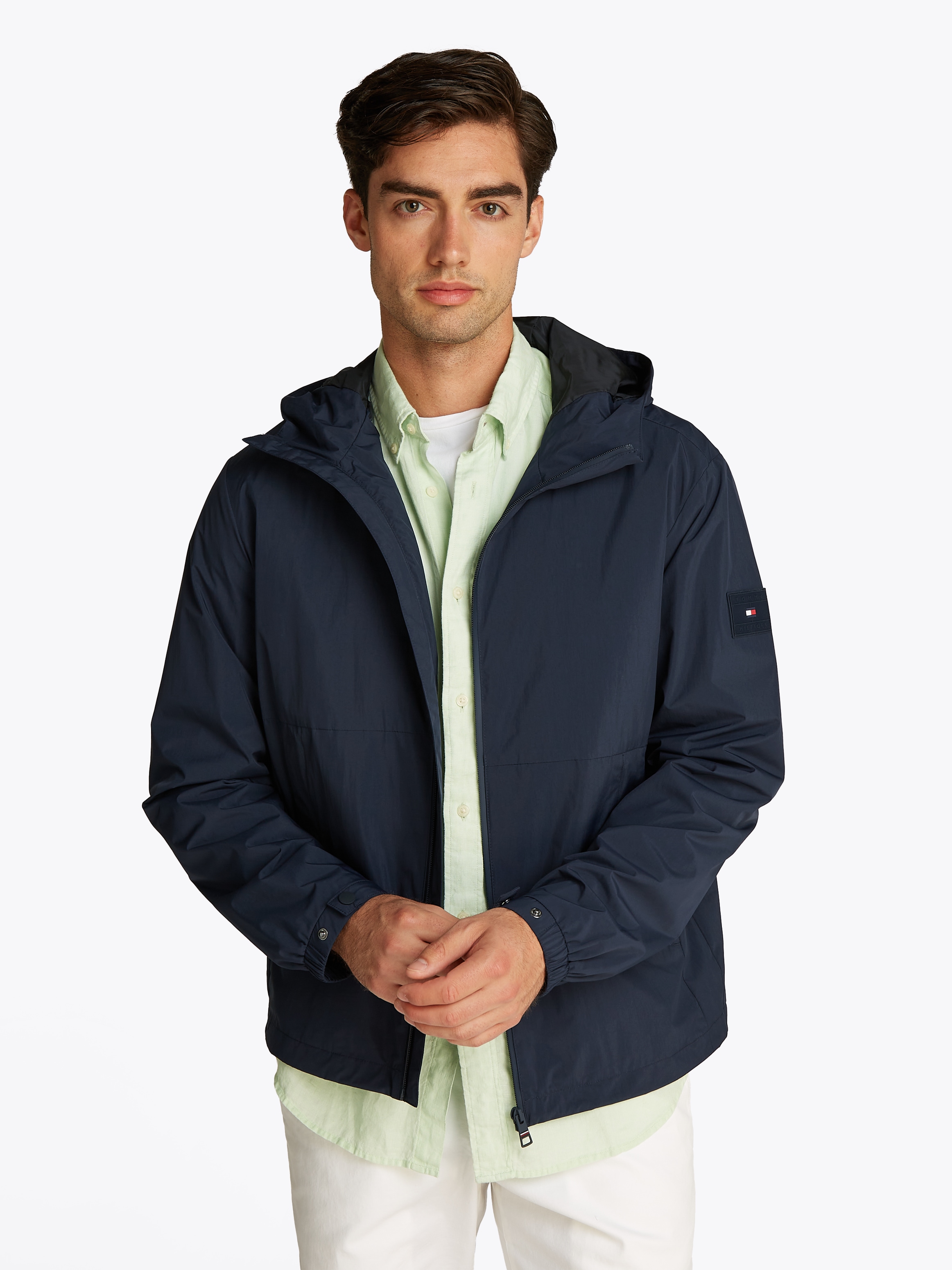 Tommy Hilfiger Kurzjacke "BRANDED HOODED JACKET" mitKapuze günstig online kaufen