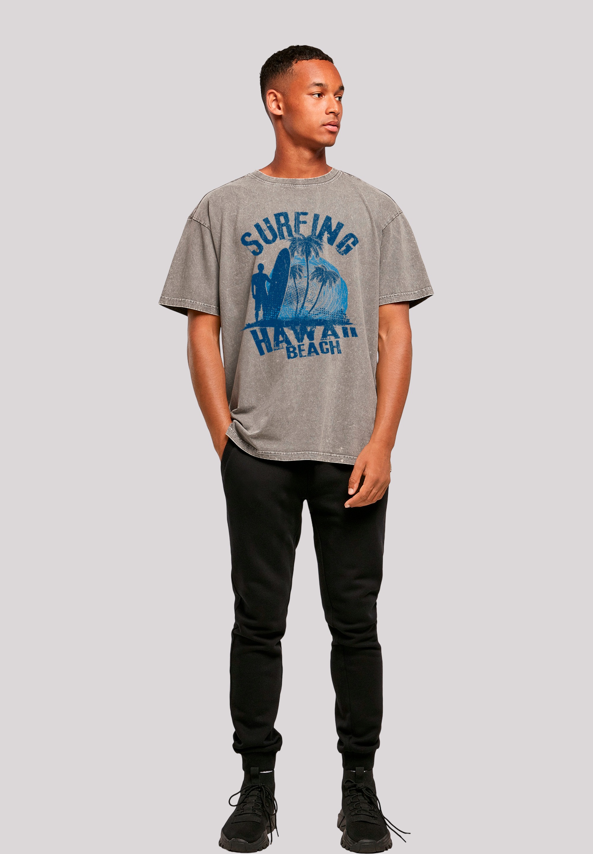 F4NT4STIC T-Shirt »Hawaii Surf Beach Summer«, Premium Qualität
