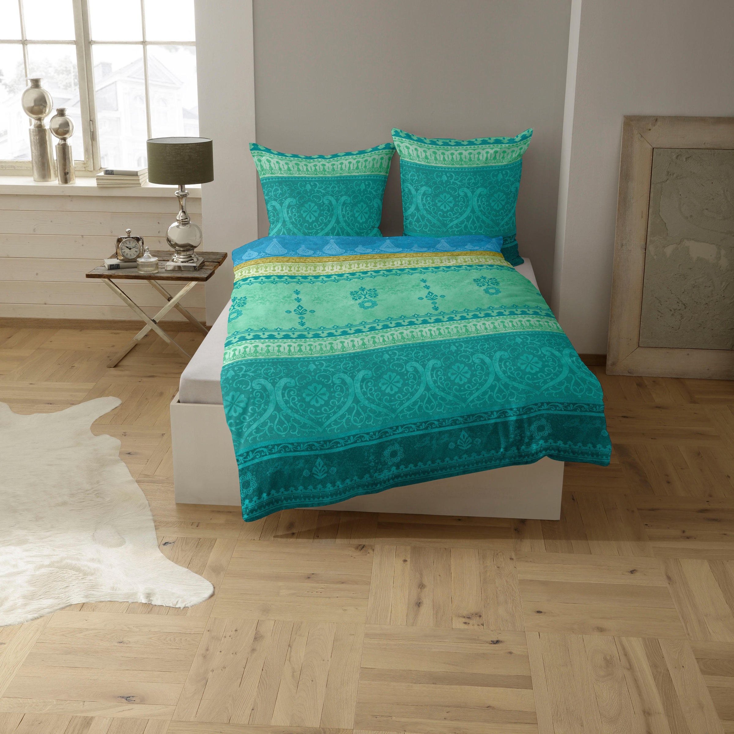 CASATEX Bettwäsche "Indi" 3 Stk. romantisch, orientalisch, weich und gemütl günstig online kaufen