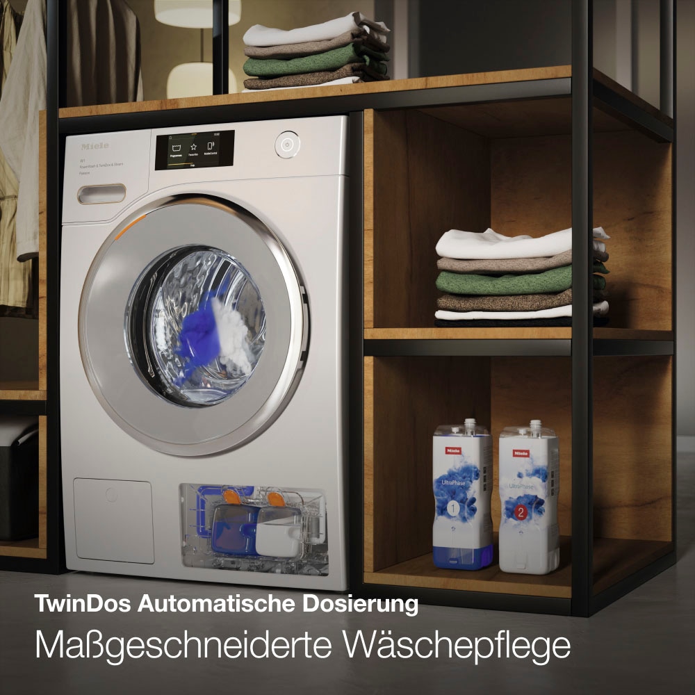 Miele Waschtrockner »WTR860WPM D LW PWash&TDos 8/5 Kg«, unterbaufähig, QuickPower für schnelles Waschen und Trocknen