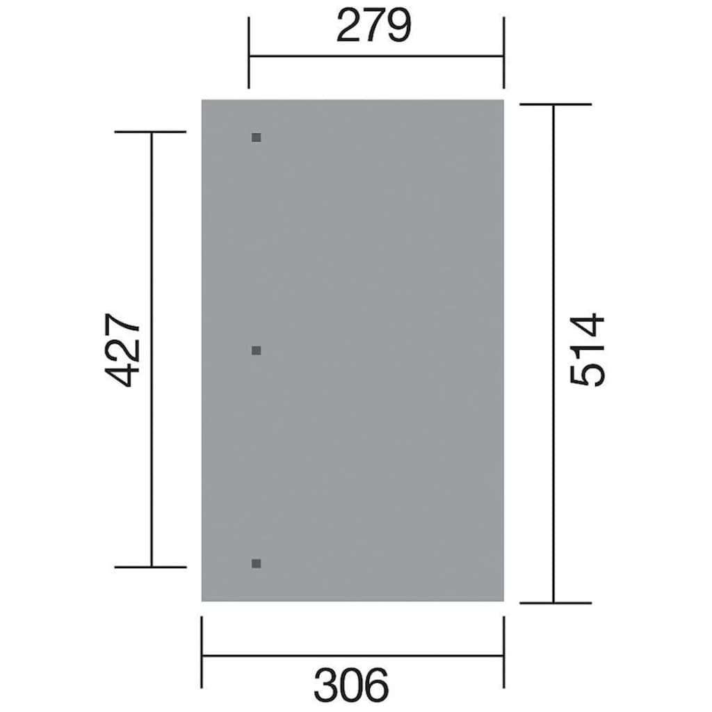 weka Terrassendach »671 Gr.4«, Pfostenstärke 90 mm