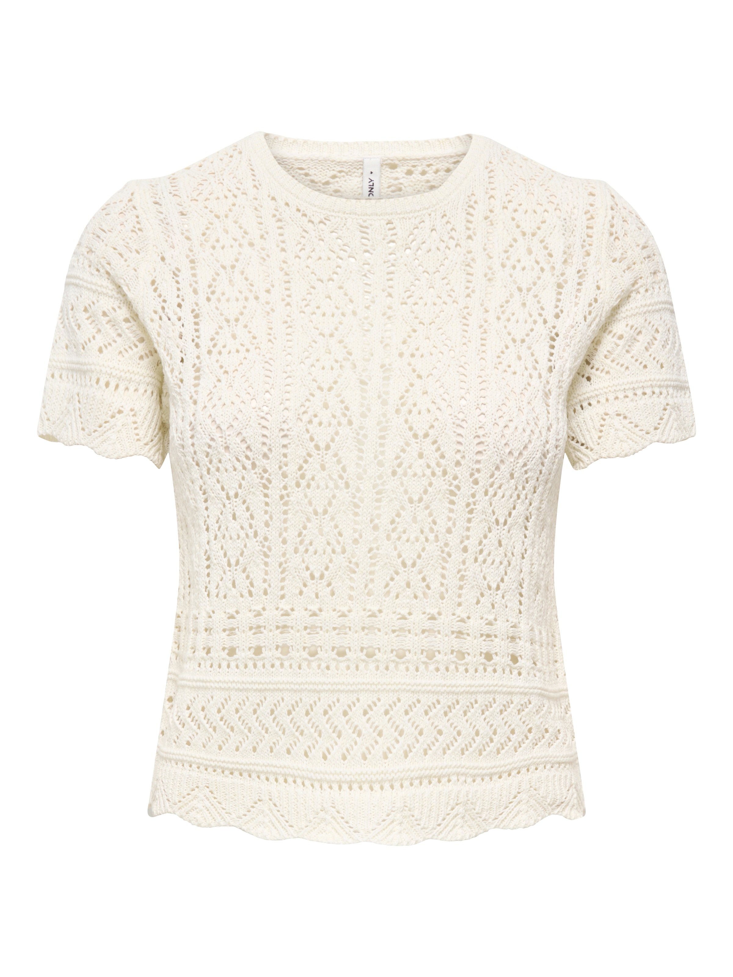ONLY Onlelke Life Kurzarm Strickpullover Birch XL 3
