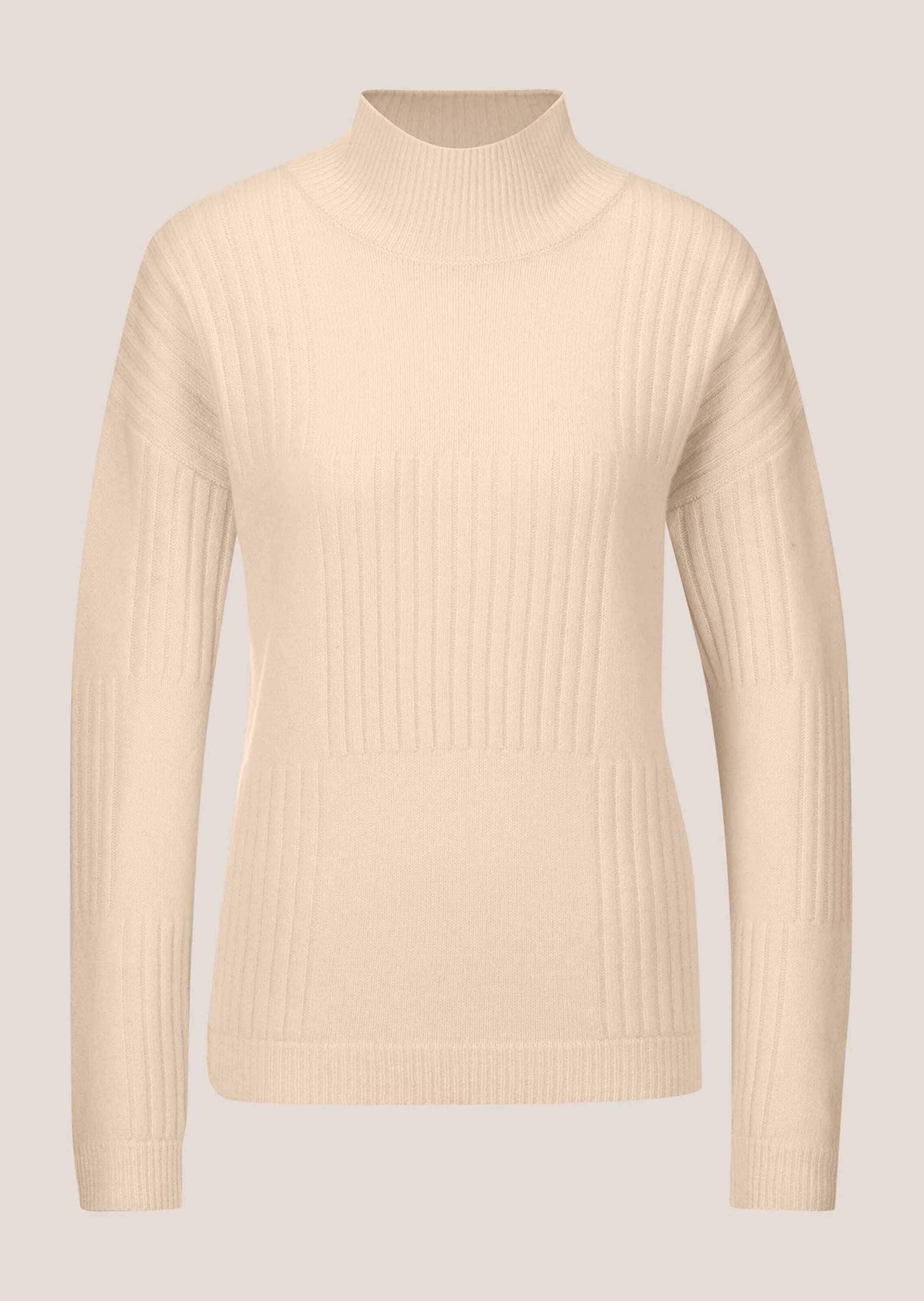 MADELEINE Longpullover "Pullover Stehkragen-Pullover aus Schurwolle" günstig online kaufen