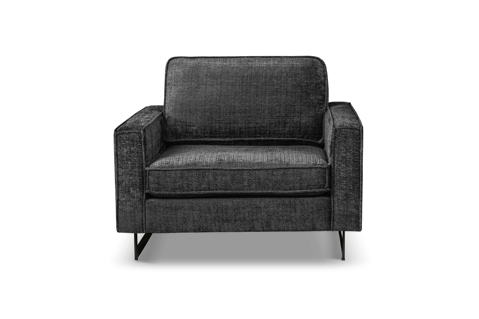 Home affaire Loveseat "Pinto 105 cm, Cord, Chenille, Lederoptik" mit Keder, günstig online kaufen