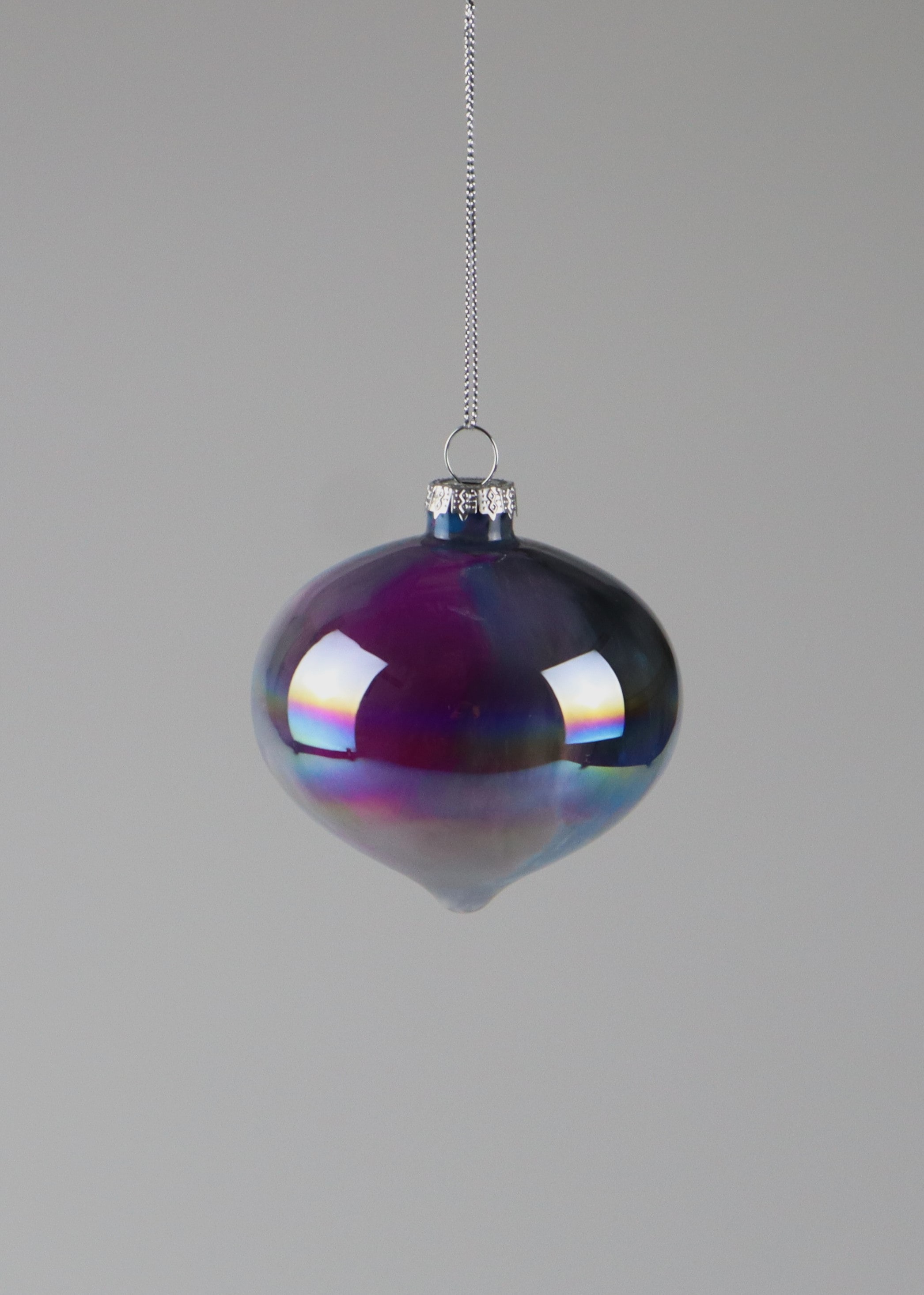 Dekokugel AM DESIGN "Weihnachstsdekoration aus Glas", irisierend, H:8cm, Glas, Dekofiguren, 6er Set