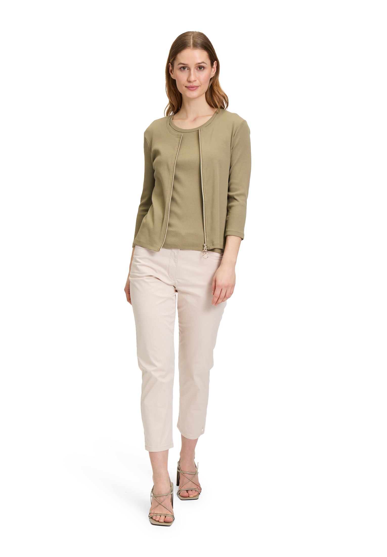 Betty Barclay Shirtjacke »Betty Barclay Shirtjacke mit Rippenstruktur«, (1 tlg.), Material