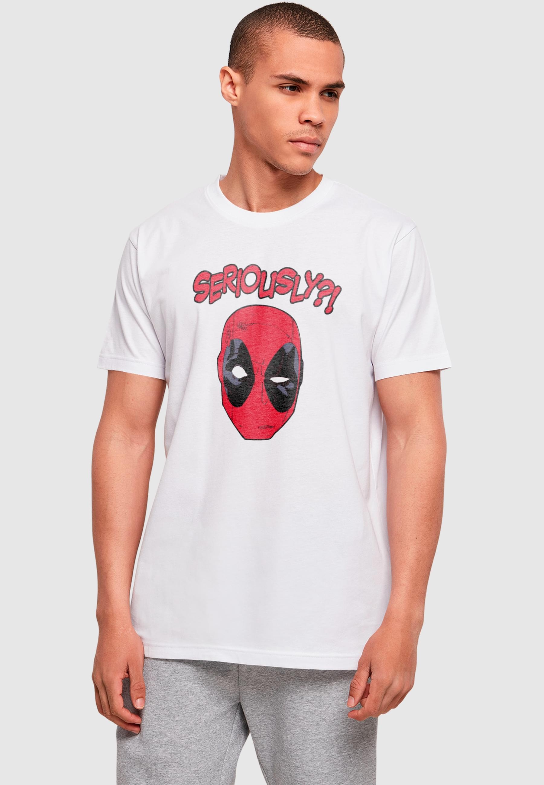ABSOLUTE CULT T-Shirt »ABSOLUTE CULT Herren Deadpool - Seriously T-Shirt«, (1 tlg.)