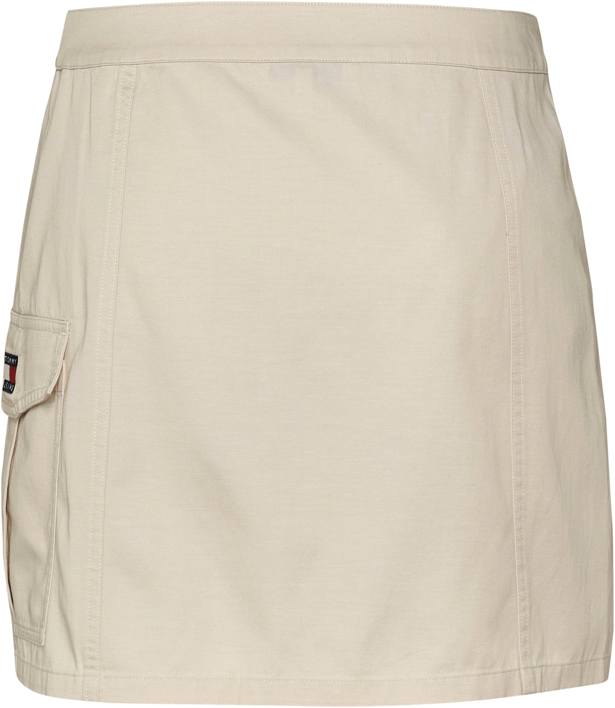 Tommy Jeans Minirock »TJW STRUCTURED CARGO MINI SKIRT«, Webrock in strukturierter Qualität, Cargo Form