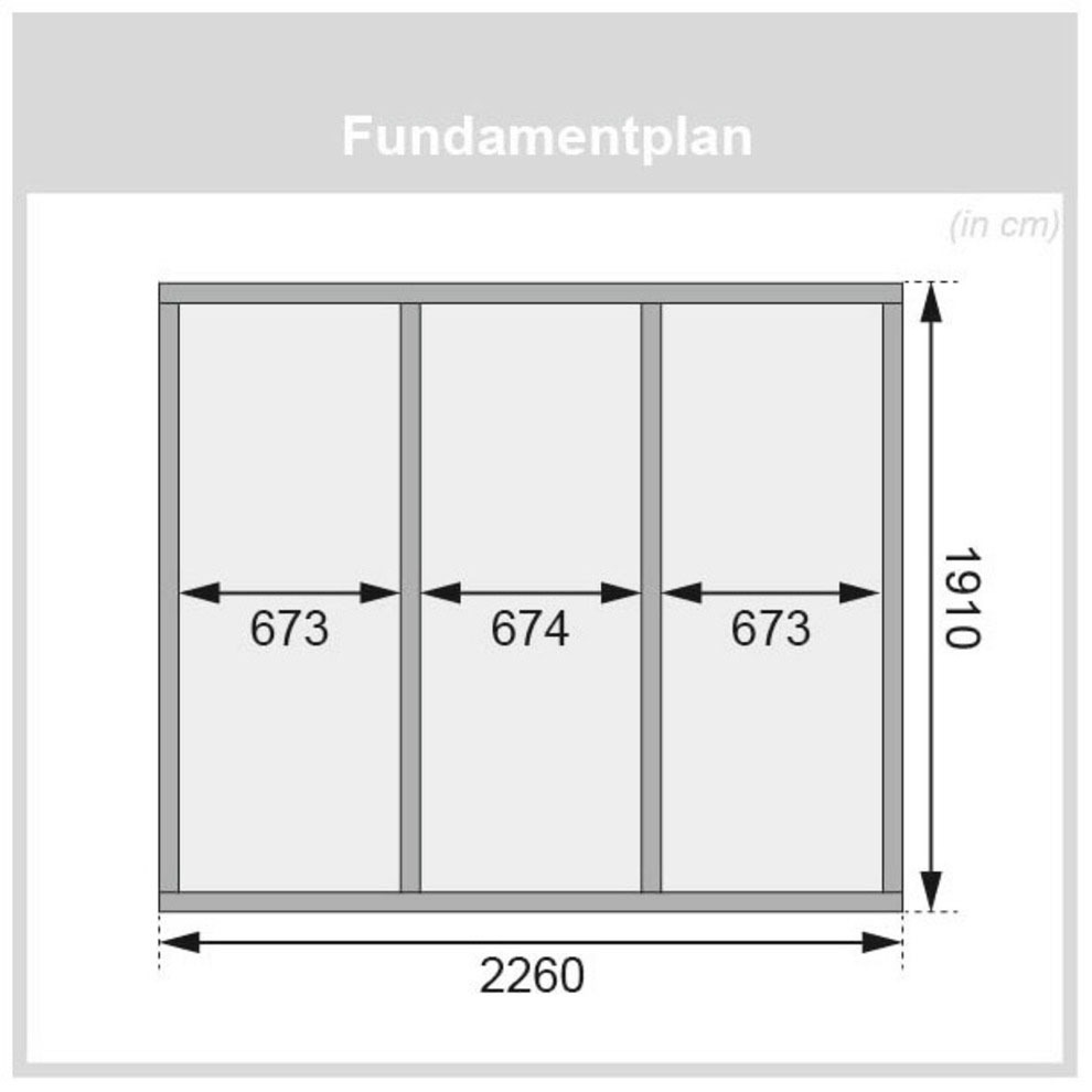 Karibu Saunahaus »Talo 3«, Ofen 9 kW, externe Steuerung