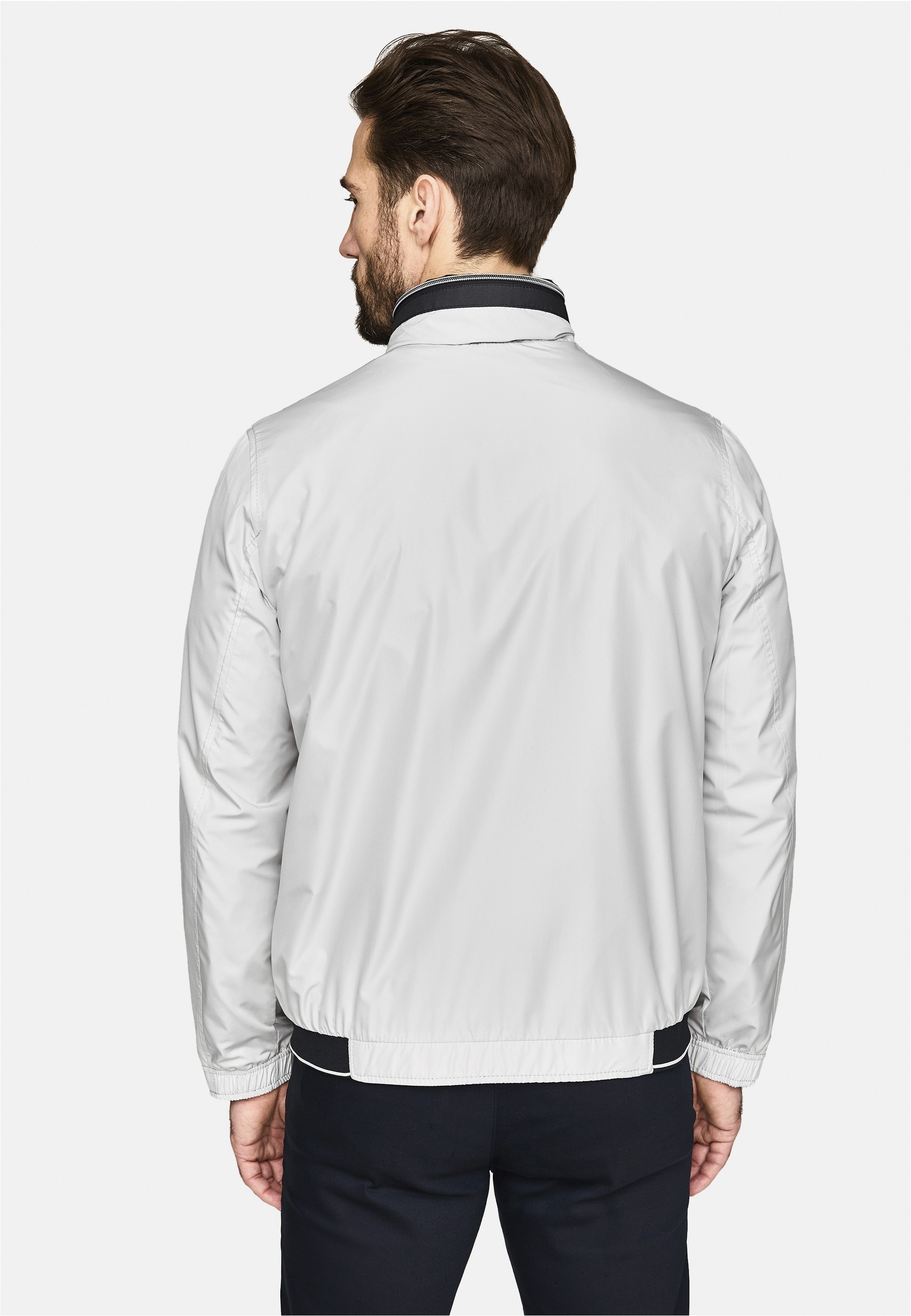 Outdoorjacke NEW CANADIAN, Herren, Gr. 60, beige, 100% Polyester, unifarben, kurz, hoch geschlossener Ausschnitt, Jacken Outdoorjacke, mit praktischer Wende-Funktion 3