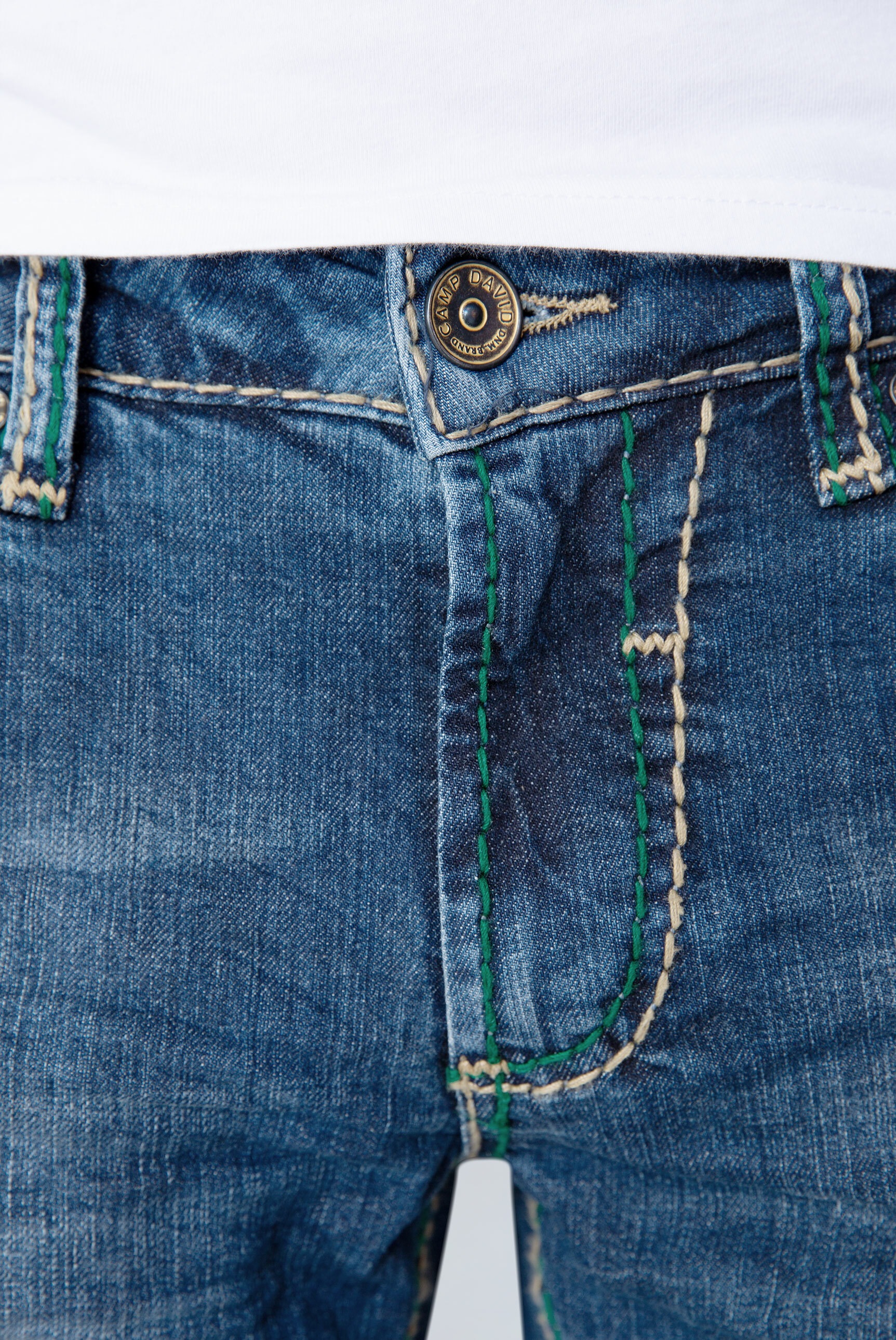CAMP DAVID Regular-fit-Jeans »NI:CO«, mit Used-Waschung