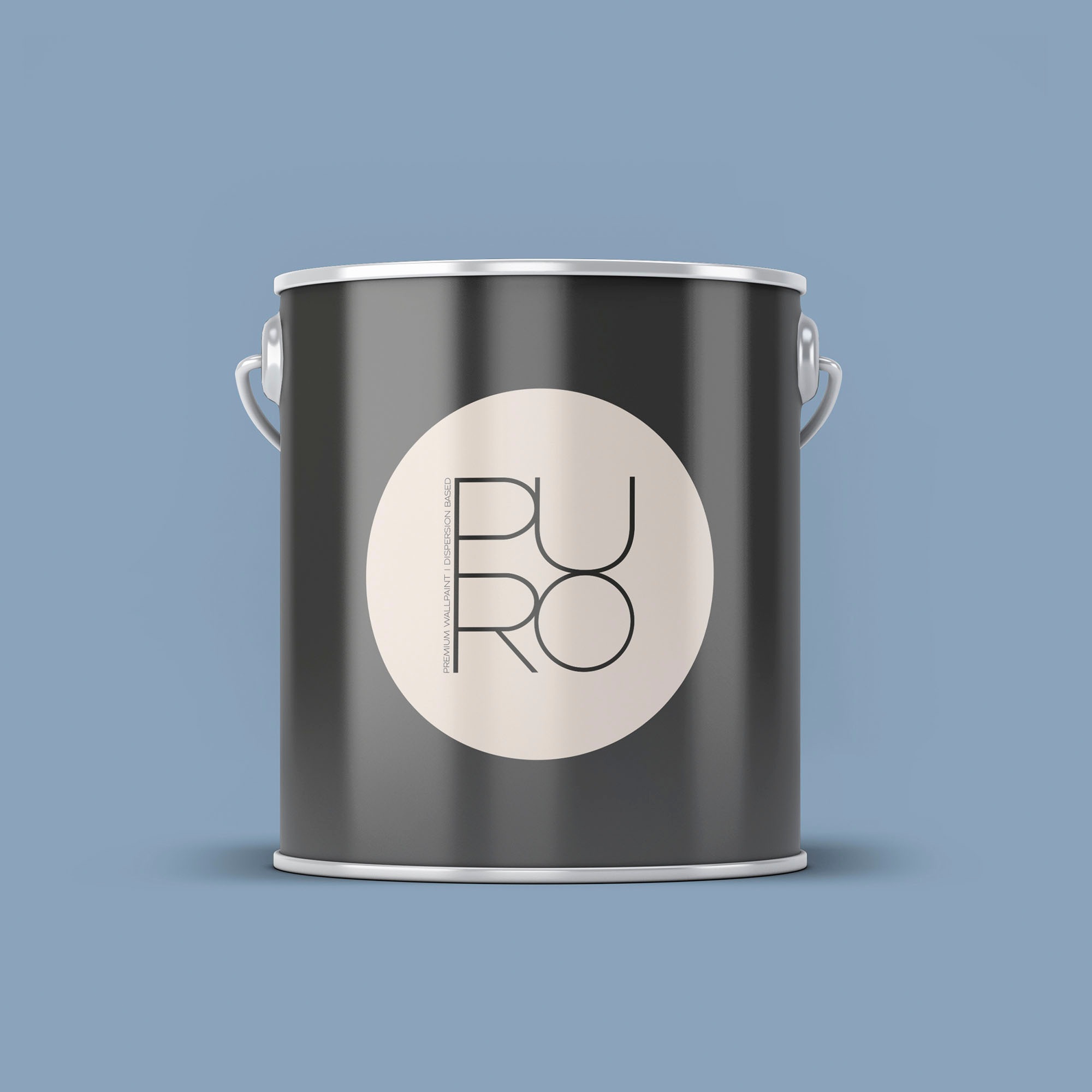 A.S. CRÉATION Wandfarbe "Premium Innenwandfarbe PURO Tuchmatt ocean blue", 2,5 l 2,5mlc3005 ocean blau, Farben, ideal für Wohnzimmer, Schlafzimmer,