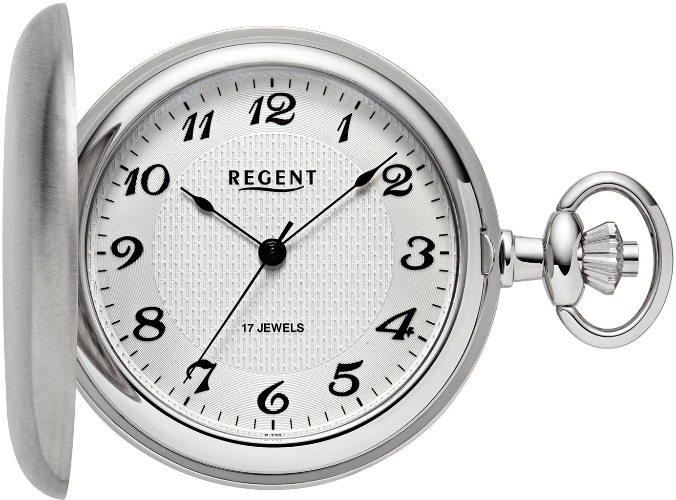REGENT Damen Taschenuhr "P720", silber, Taschenuhren, Herrenuhr, Handaufzug, Acrylglas