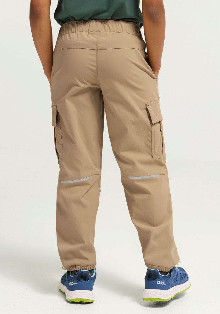 Jack Wolfskin Cargohose »CARGO PANTS K«  mit reflektierenden Details, windabweisend, atmungsaktiv