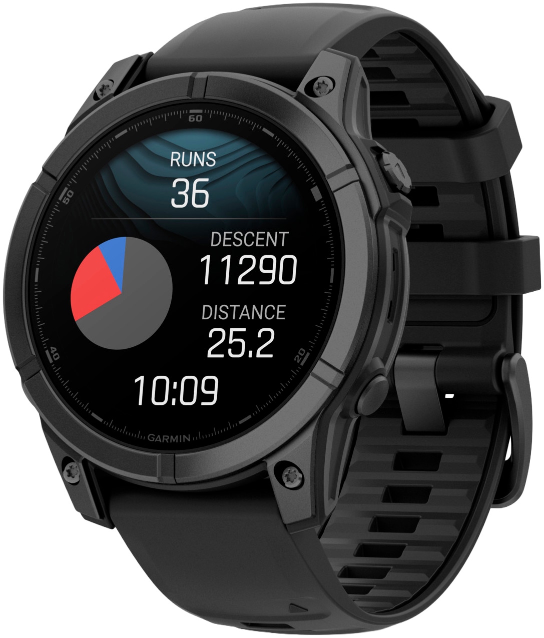 Garmin FENIX E Schwarz/Dunkelgrau 16GB 47mm Smartwatch 1,3"" AMOLED GPS WLAN NFC - Image 3