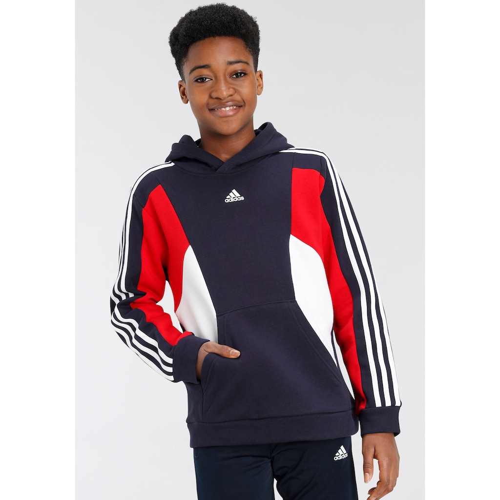 adidas Sportswear Kapuzensweatshirt »COLORBLOCK 3STREIFEN HOODIE«