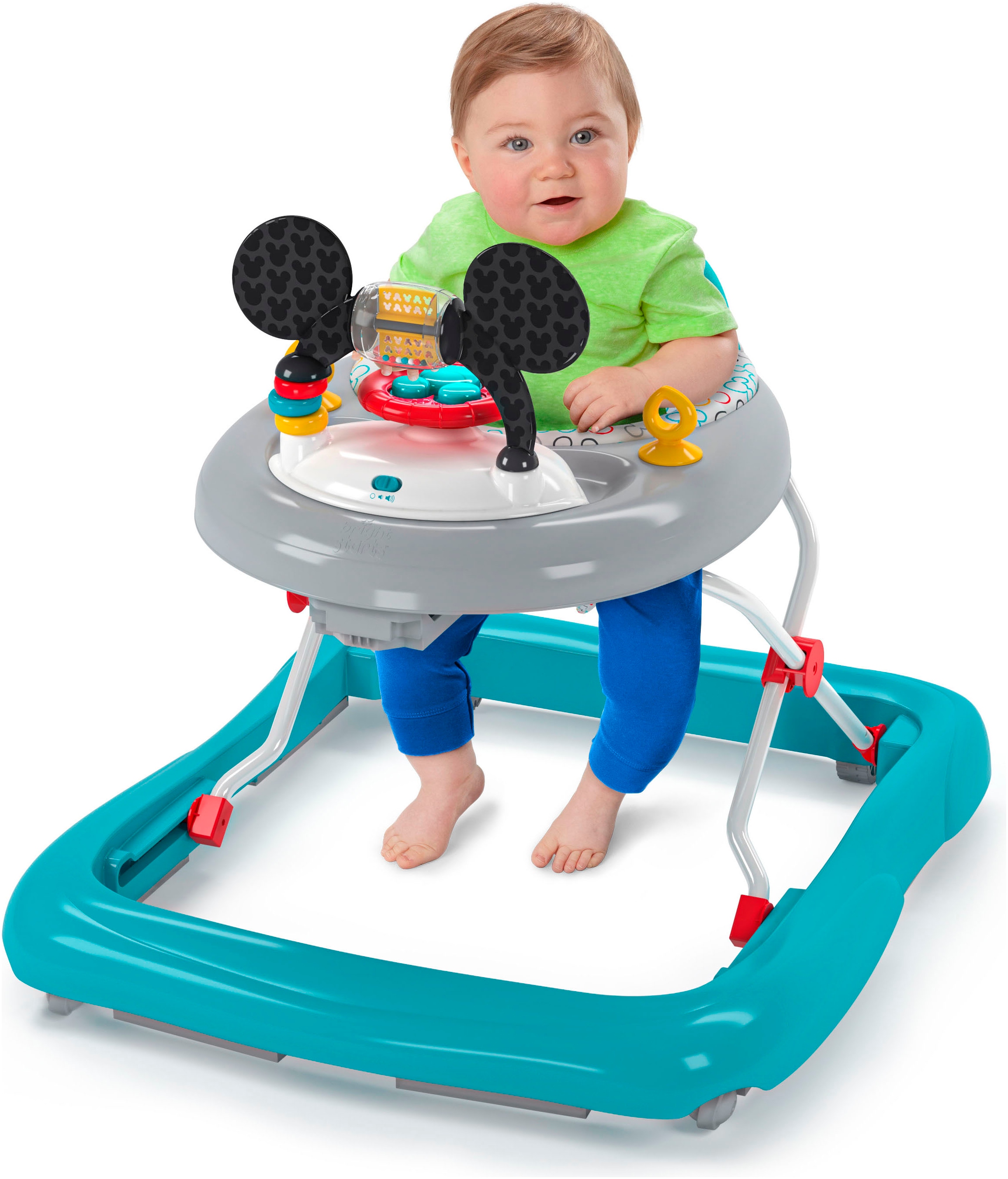 Bright Starts Lauflernhilfe »MICKEY MOUSE Tiny Trek™ Walker, Original Bestie™, 2-in-1 Walker«, mit Licht und Sound