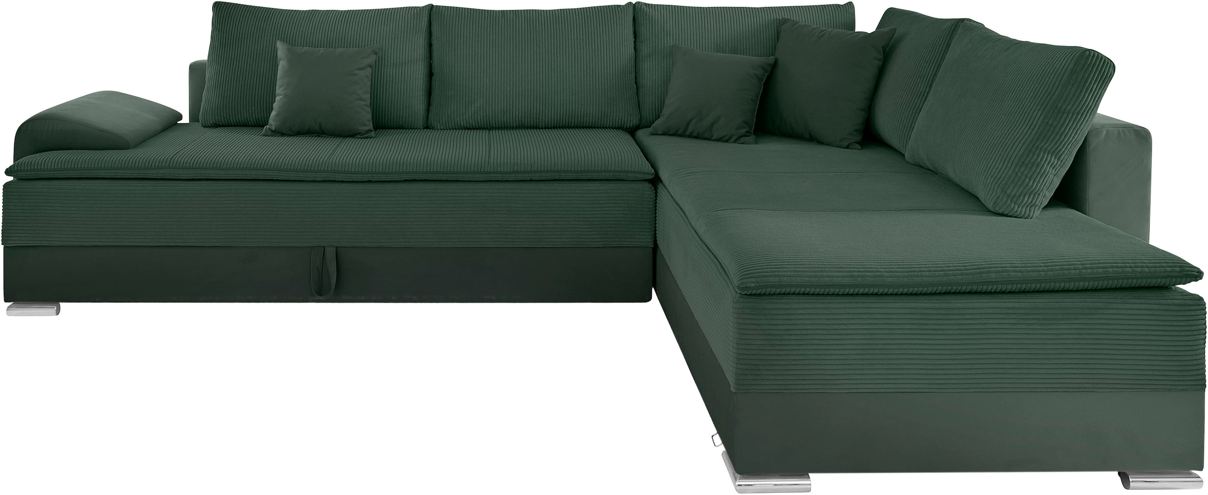 INOSIGN Ecksofa "Boxspringbett Night & Day L-Form mit Dauer-Schlaffunktion günstig online kaufen