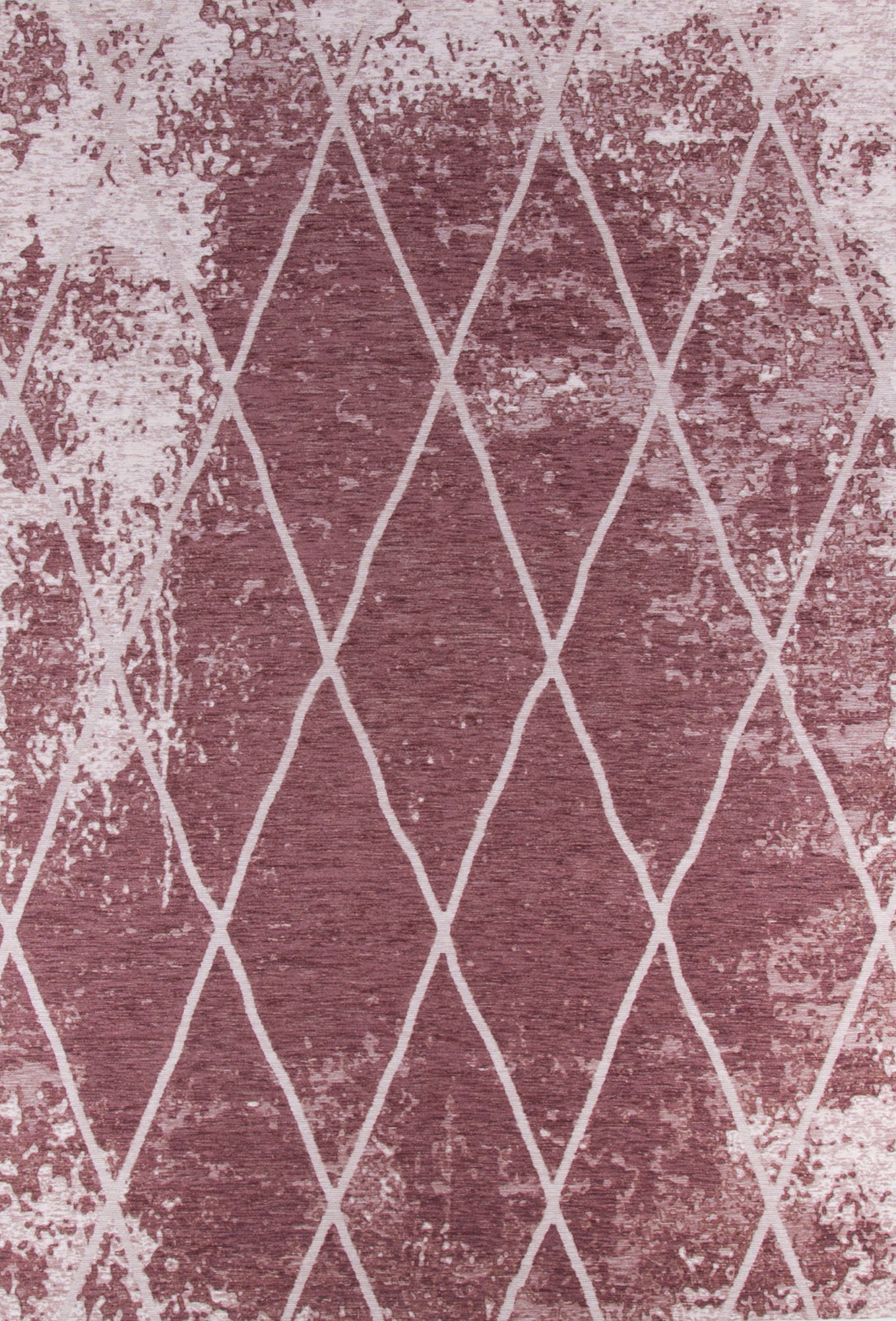 Teppich TOM TAILOR HOME "Fine Lines" Gr. 1, rosa (hellrosa), B:50cm H:5mm L:80cm, Wolle, Teppiche, Teppich, Flachgewebe, Rauten Design, ideal im Wohnzimmer & Schlafzimmer 2